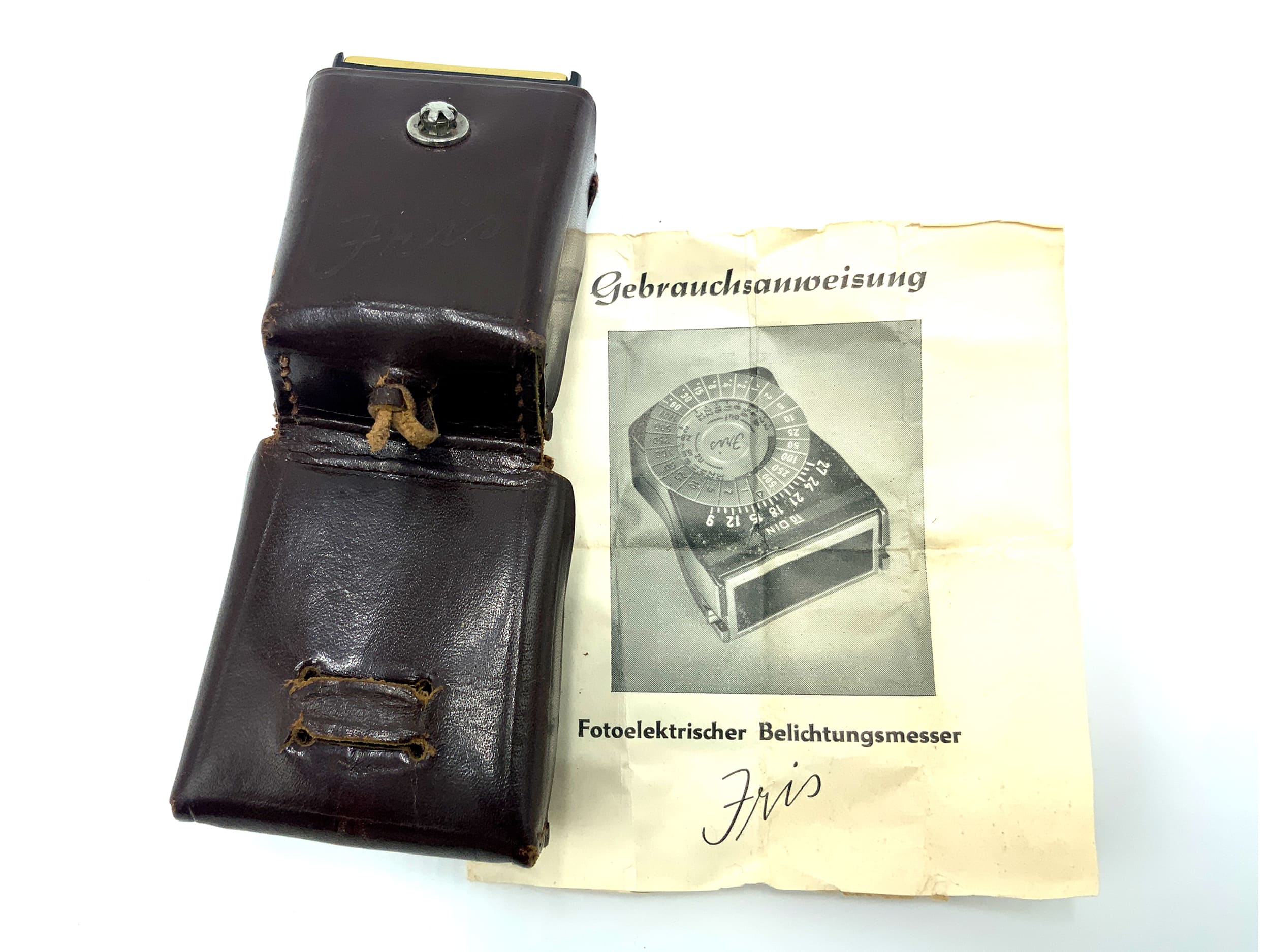 Iris Belichtungsmesser mit Tasche Lichtmesser light meter Lichtmeter