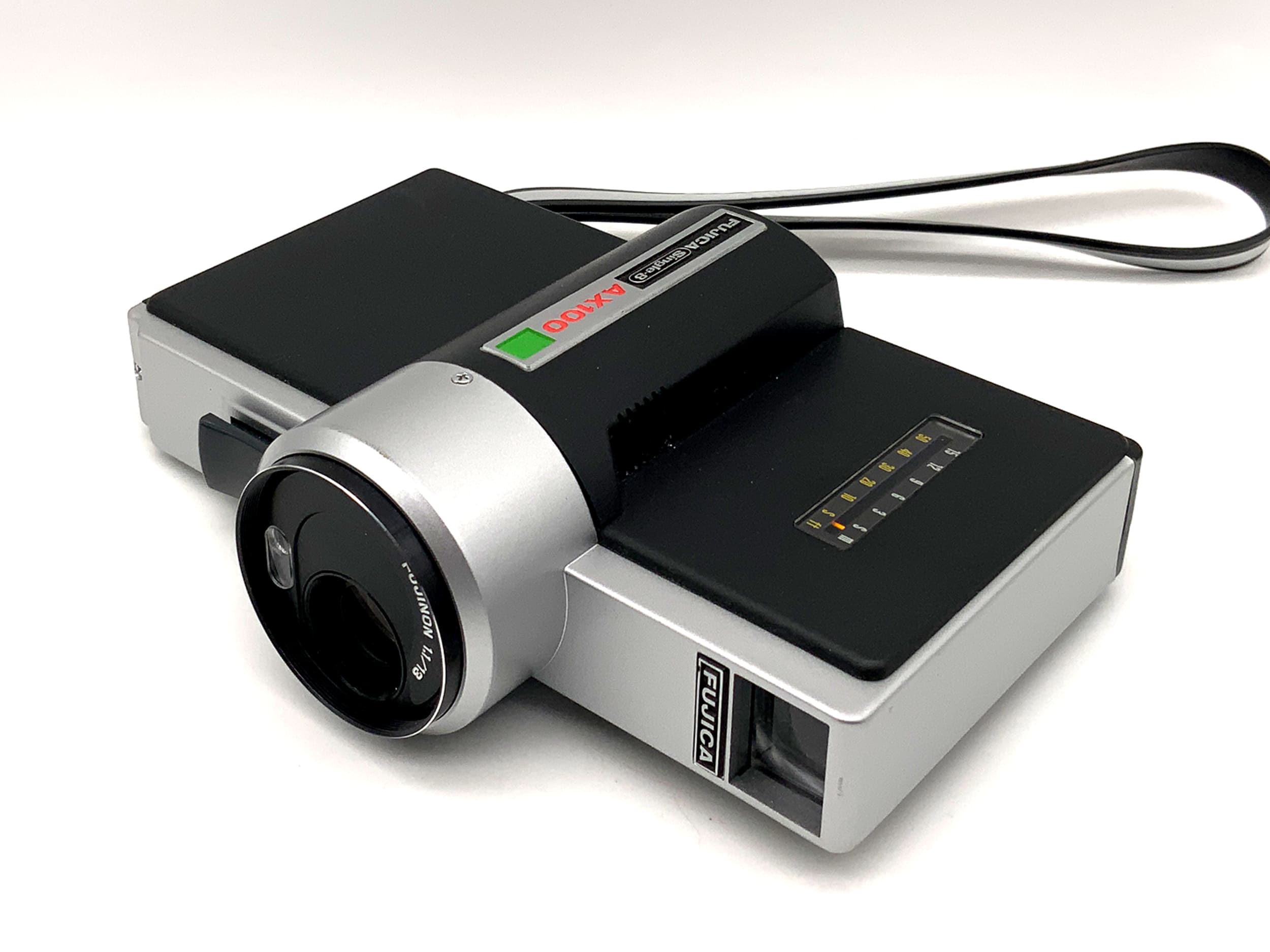 Fujica AX100 Filmkamera mit Fujinon 1.1/13 Single 8 Schmalfilm movie camera