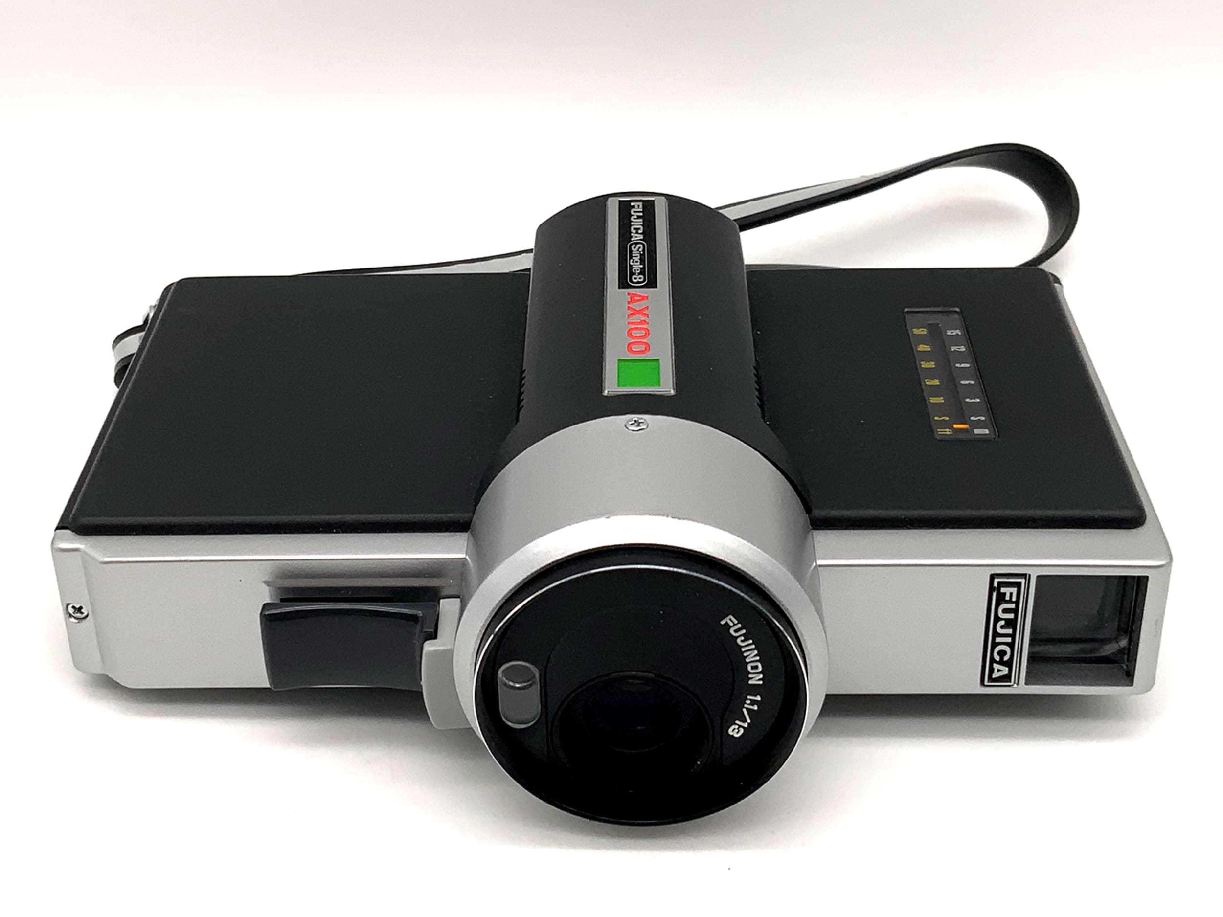 Fujica AX100 Filmkamera mit Fujinon 1.1/13 Single 8 Schmalfilm movie camera