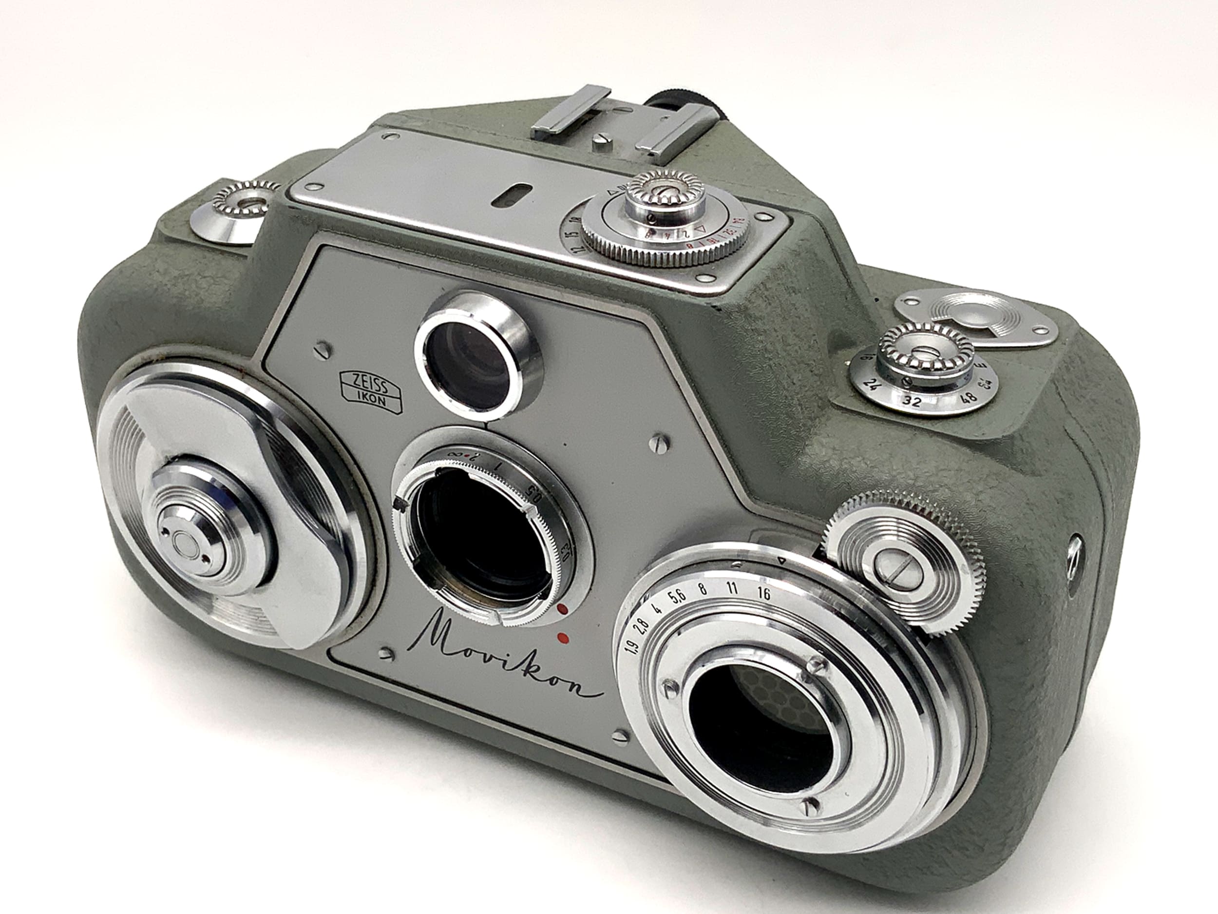 Zeiss Ikon Movikon 8B Filmkamera mit Tessar 1:1.9/10mm Doppel 8mm Schmalfilm