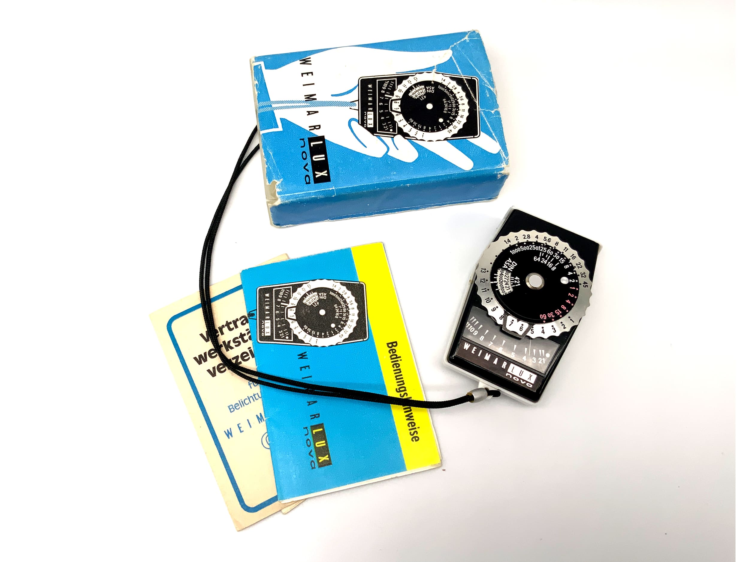Weimarlux Nova Belichtungsmesser in OVP Lichtmesser light meter Lichtmeter