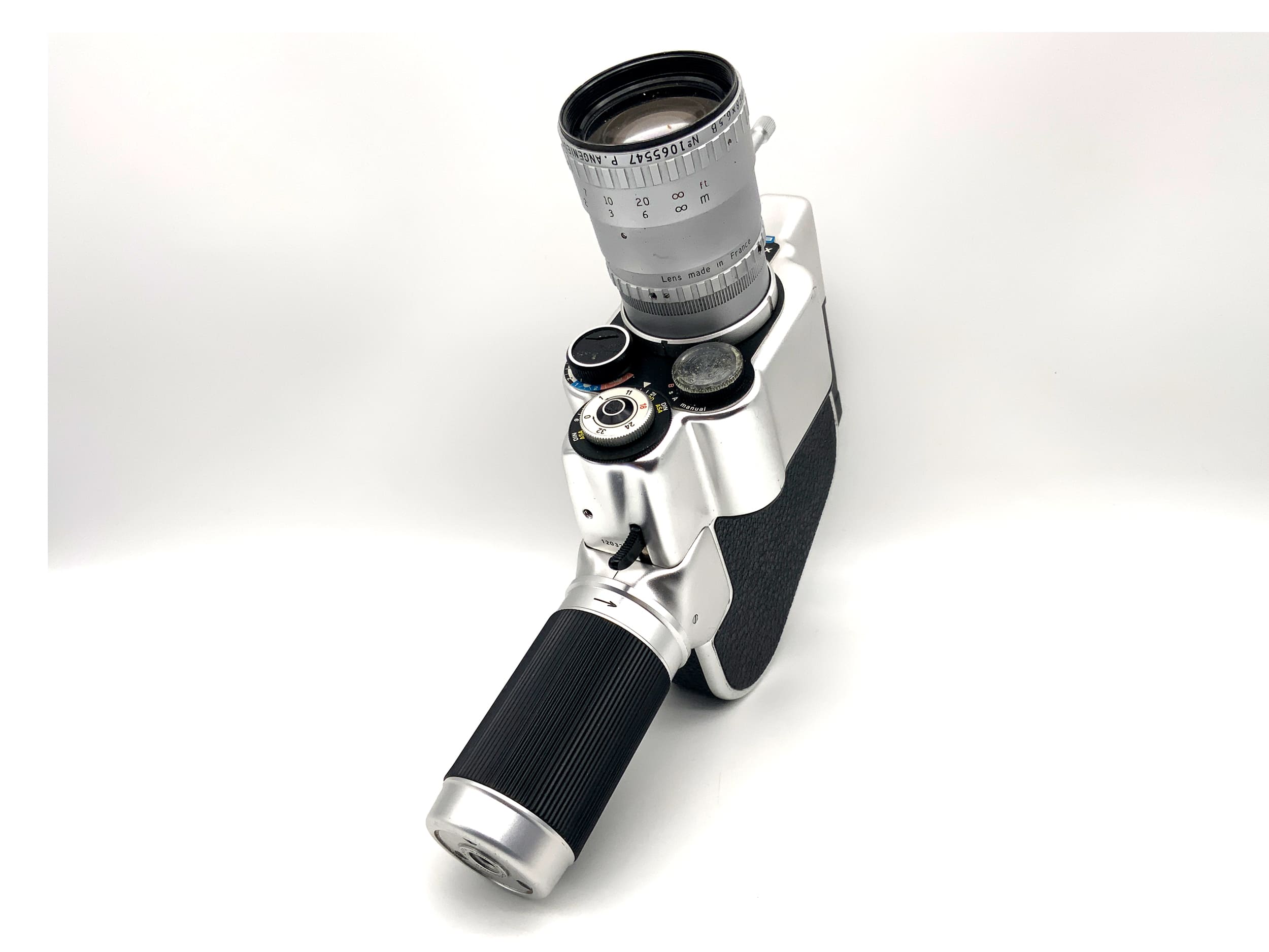 Carena Zoomex S Filmkamera mit Angenieux-Zoom 8x6.5B F:6.5-52mm Doppel 8mm