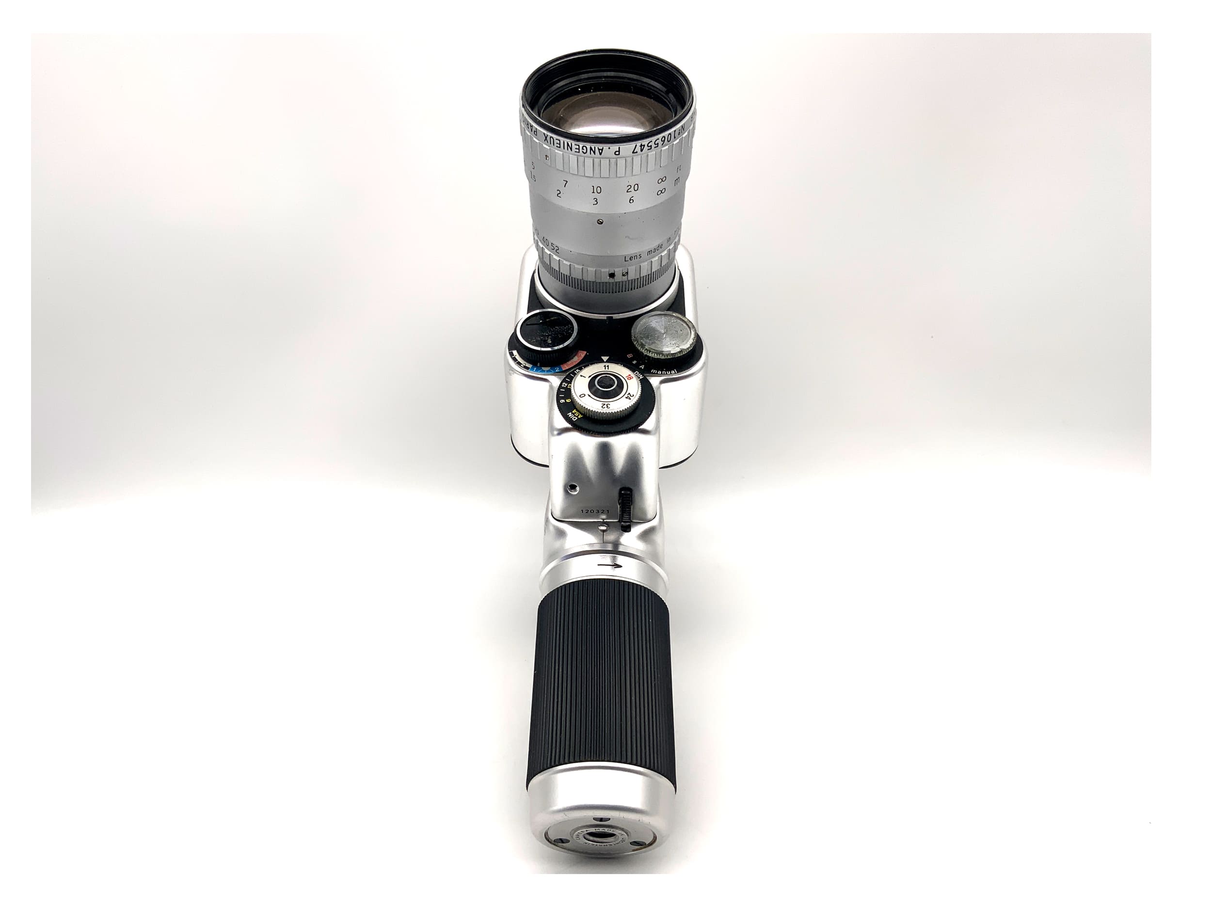 Carena Zoomex S Filmkamera mit Angenieux-Zoom 8x6.5B F:6.5-52mm Doppel 8mm