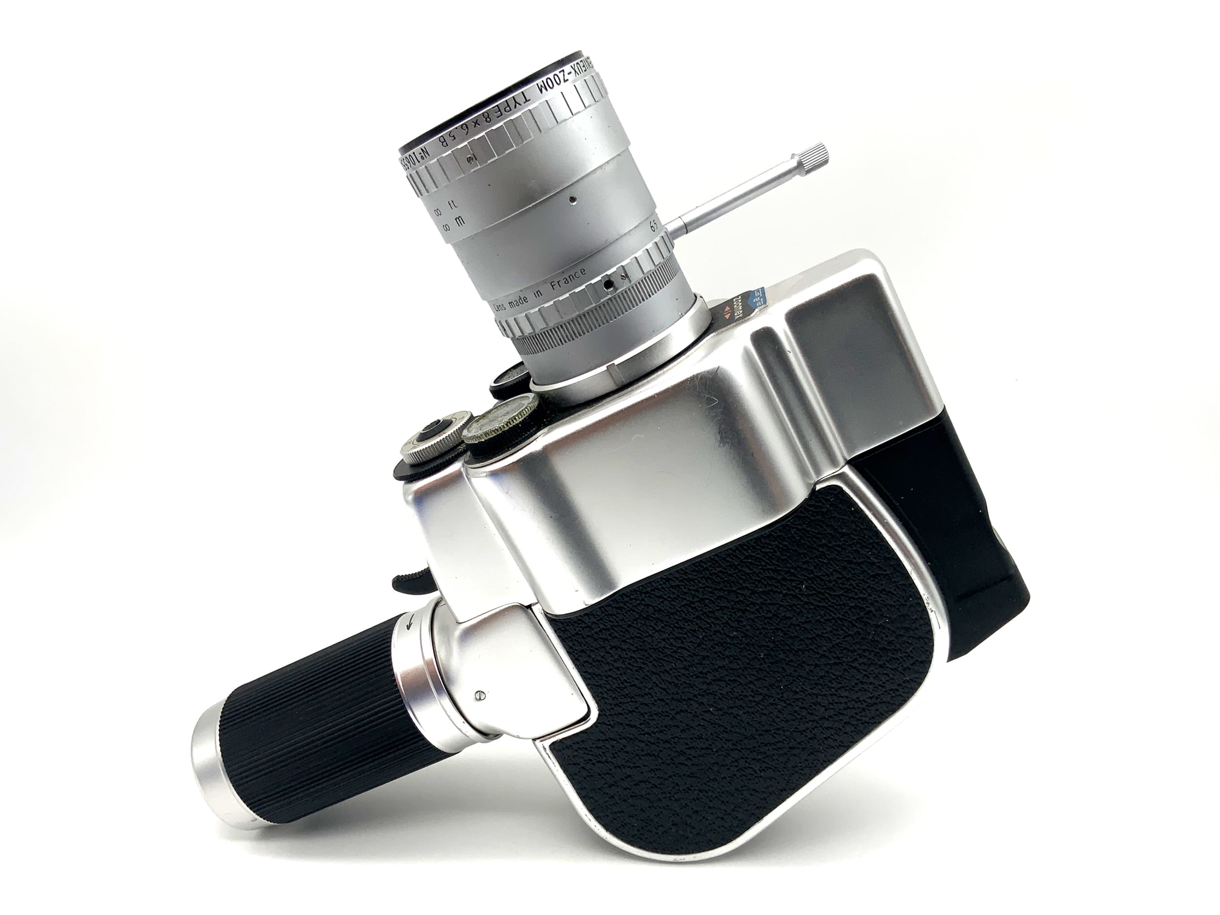 Carena Zoomex S Filmkamera mit Angenieux-Zoom 8x6.5B F:6.5-52mm Doppel 8mm