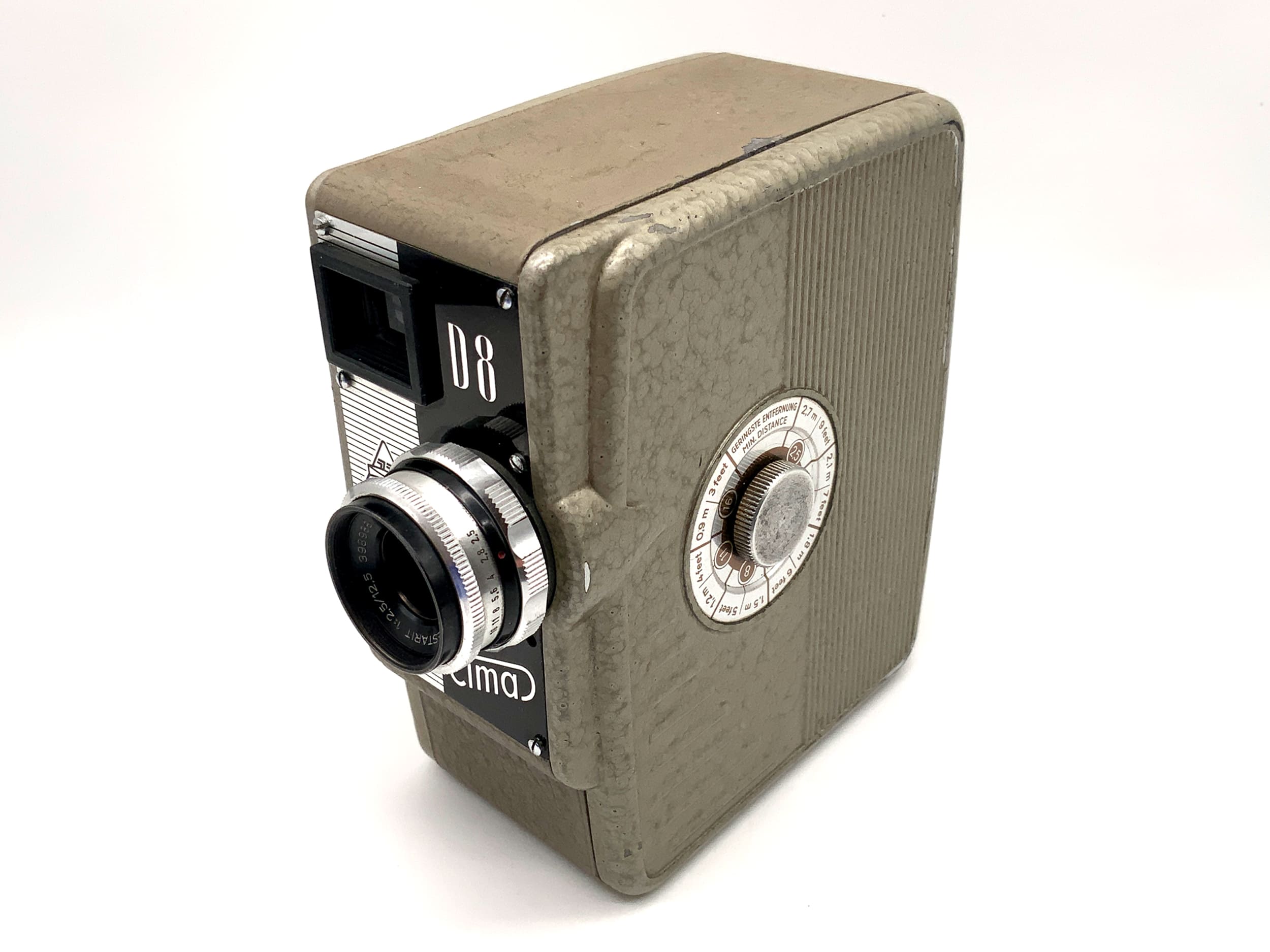 Cima D8 Filmkamera mit Westarit 1:2.5/12,5 Doppel 8mm Schmalfilm movie camera