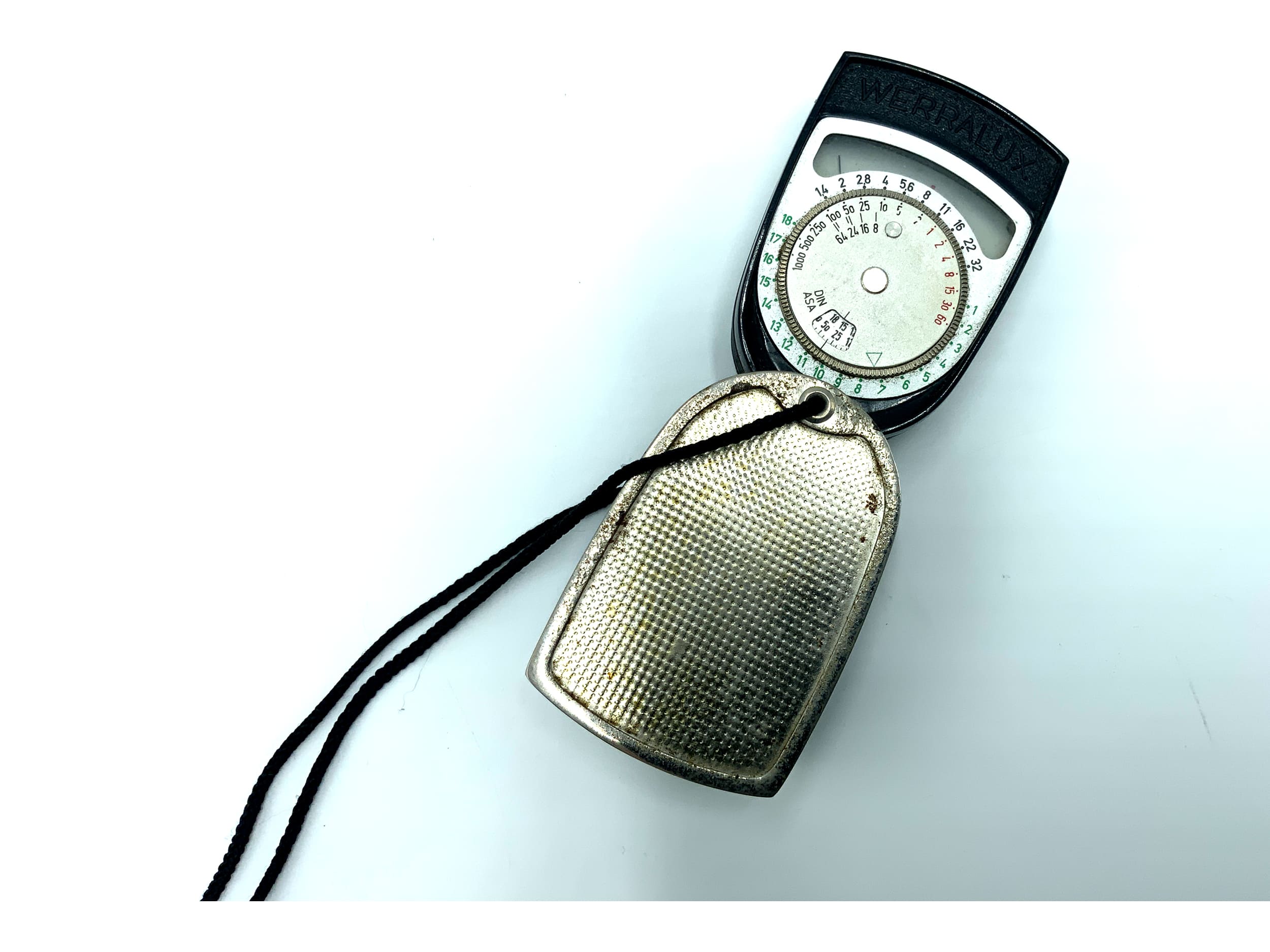 WEB Werralux Belichtungsmesser mit Tasche Lichtmesser light meter Lichtmeter