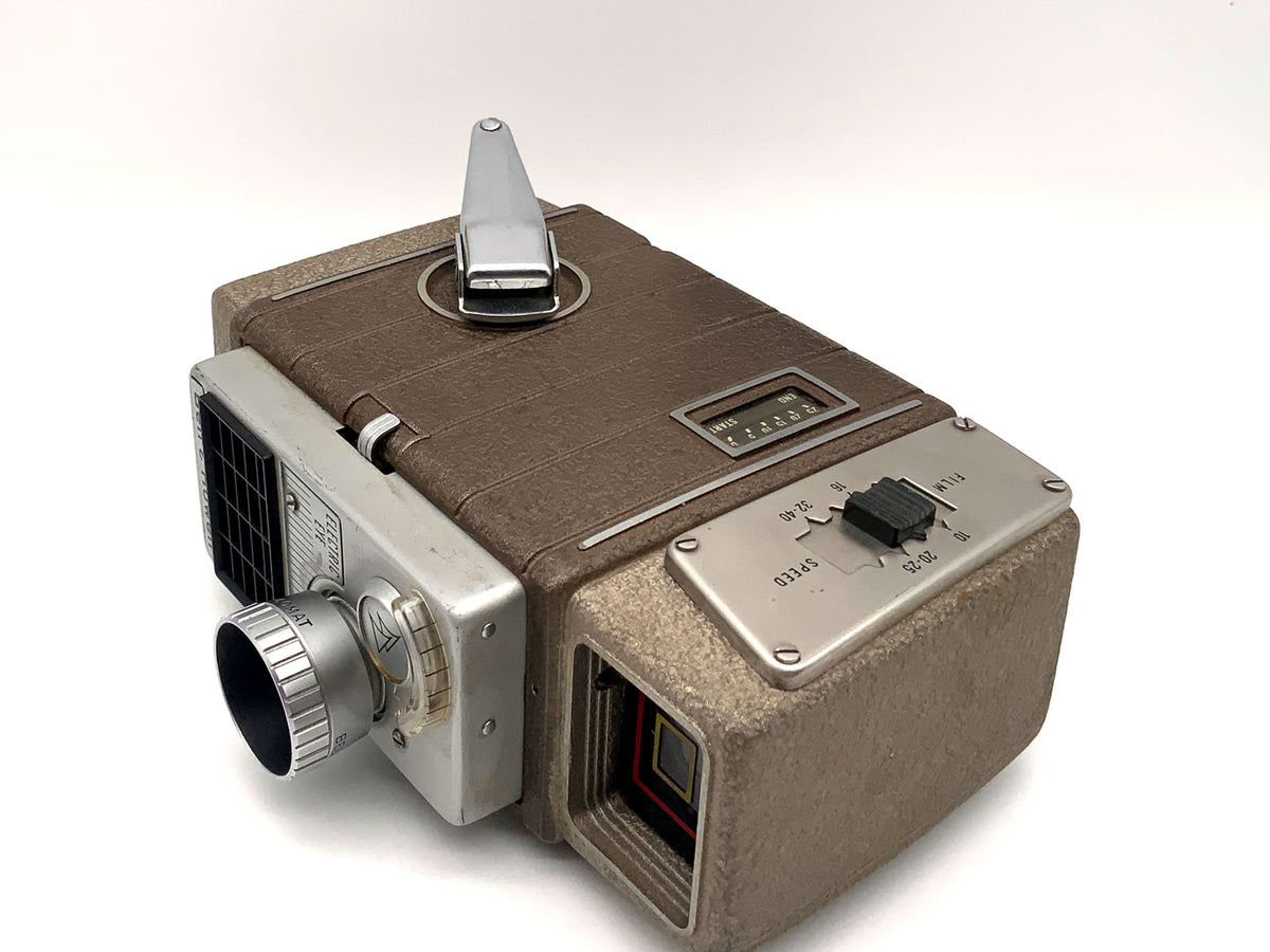 Bell &amp; Howell Electric Eye film camera with 10mm f/2.3 Super Comat dual 8mm lens