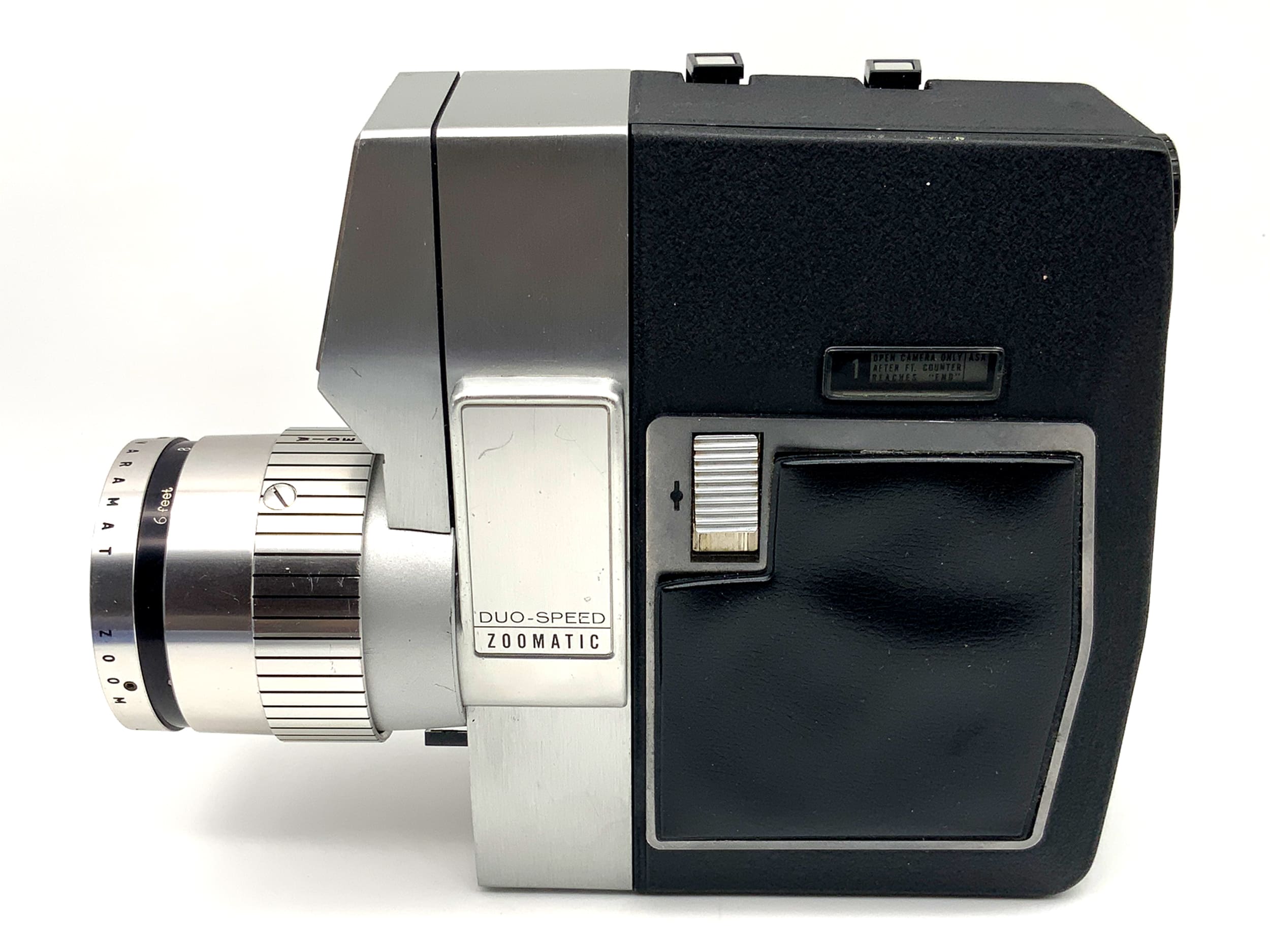 Bell & Howell Optronic Eye Filmkamera Varamat f/1.8 Auto Load + Griff Doppel 8mm