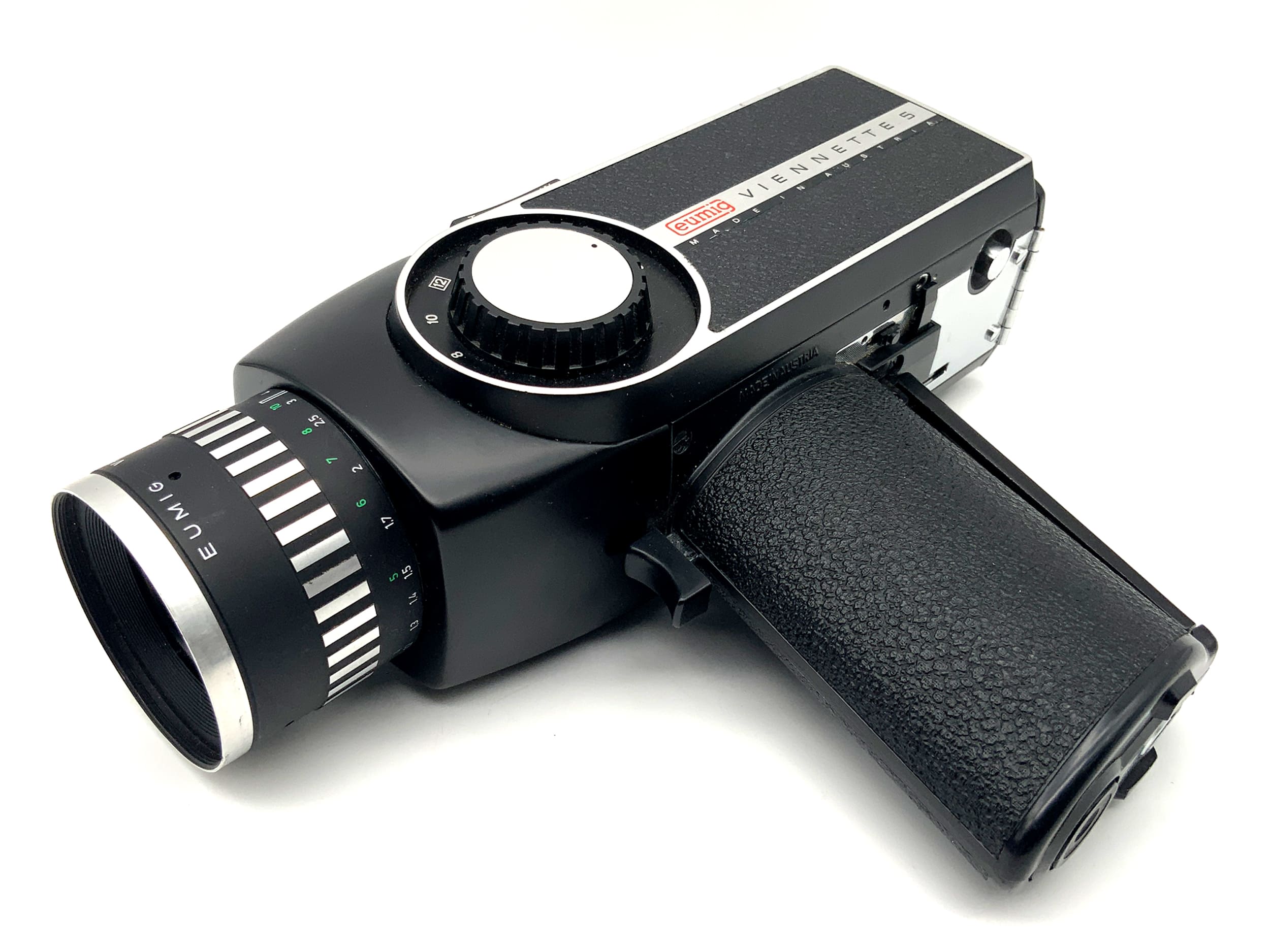 Eumig Viennette 5 Filmkamera mit Vario Viennar 1.8/8-40 Super 8 Schmalfilm