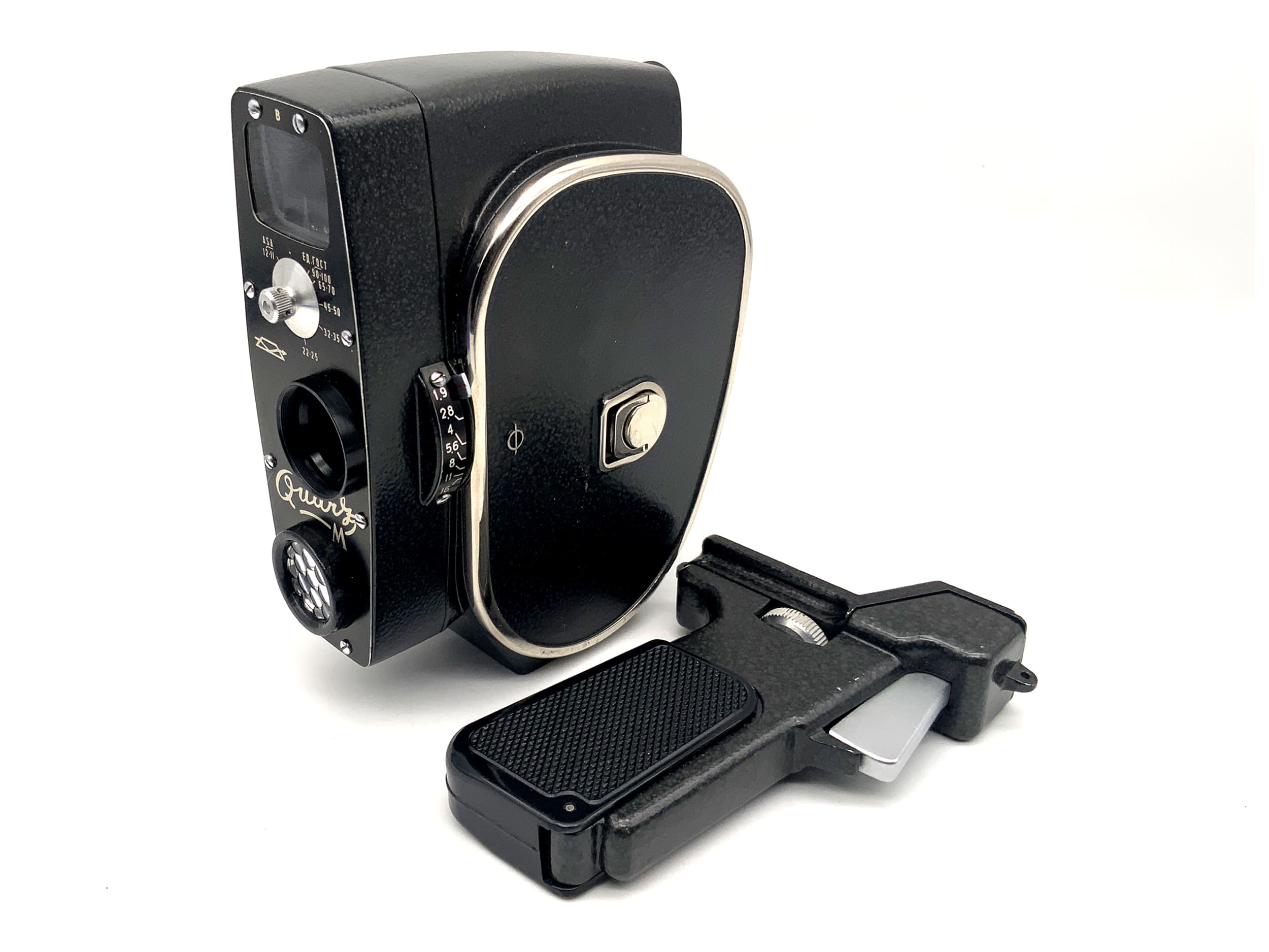 Zenit Quarz M Filmkamera mit 1,9/12.5mm mit Griff Doppel 8mm Schmalfilm