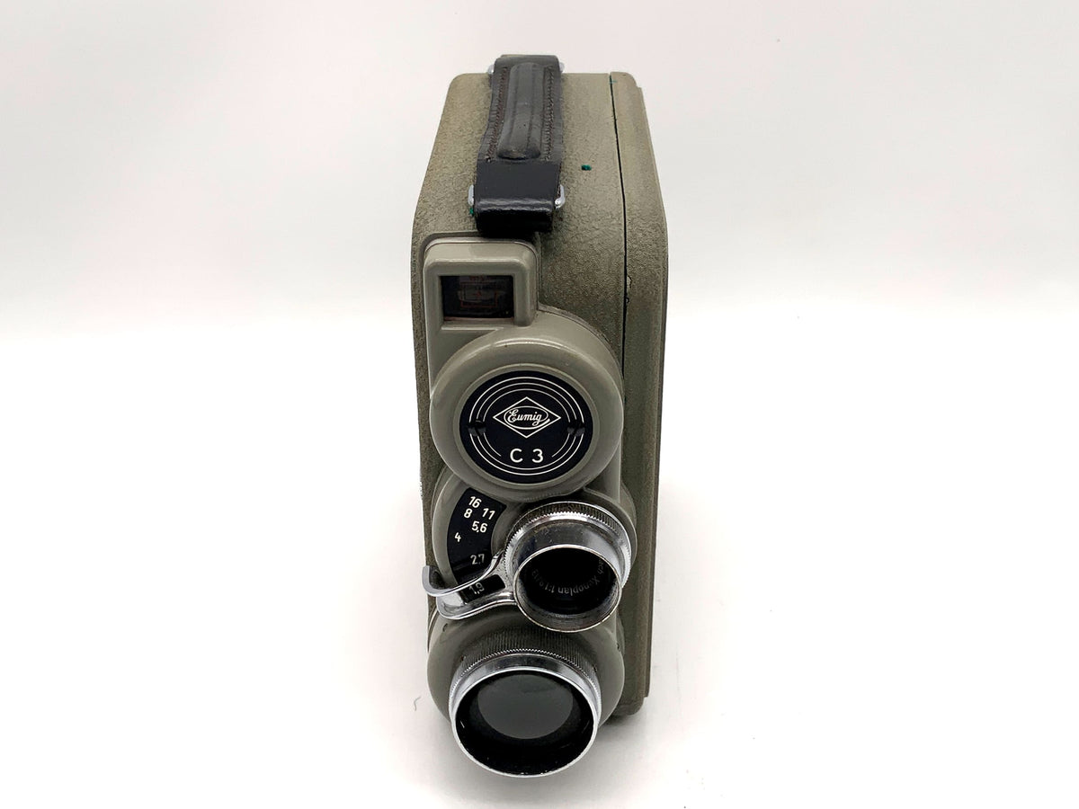 Eumig C3 film camera with Xenoplan 1:1.9/13mm double 8mm film lens