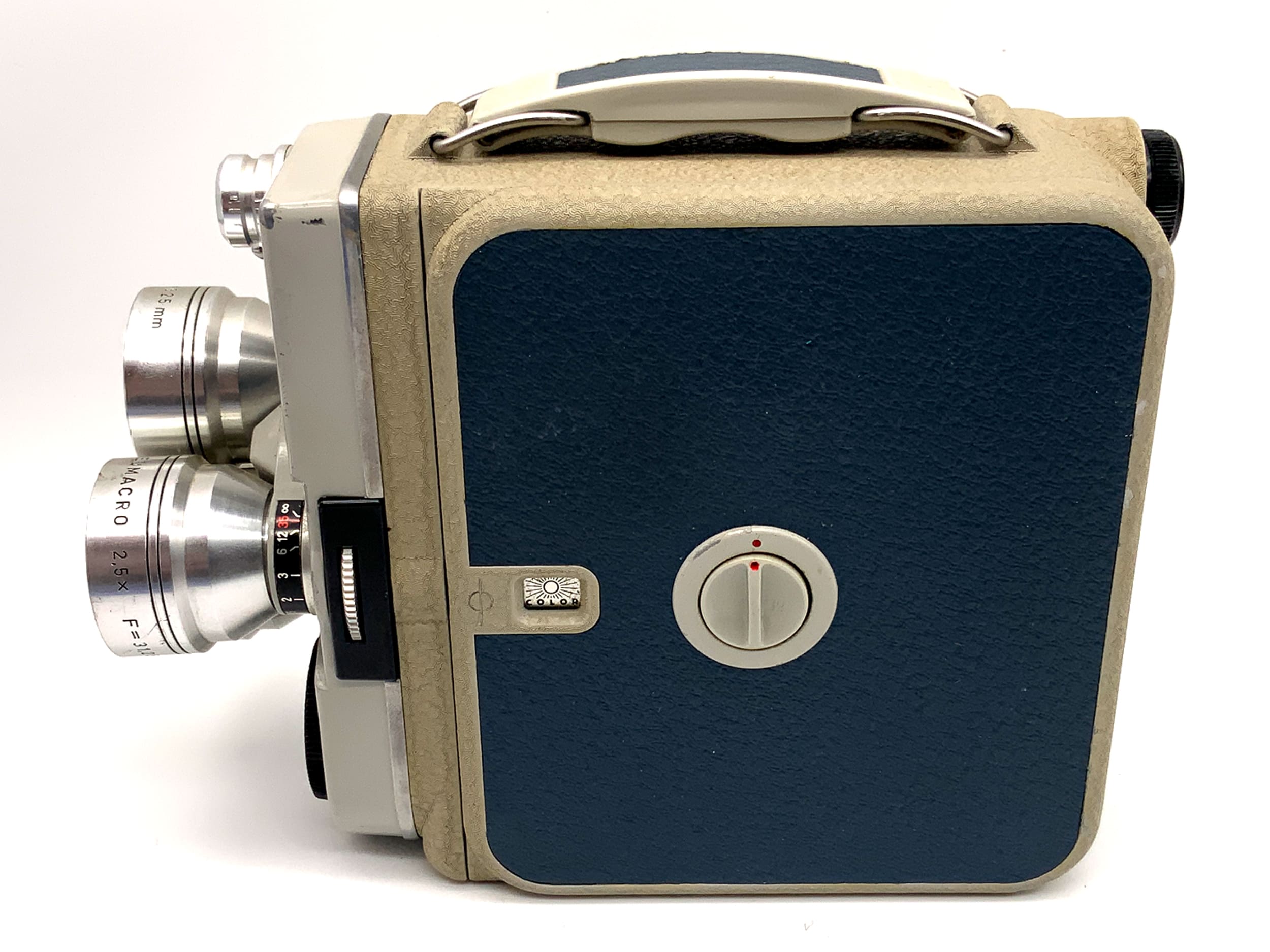 Eumig C3 M Filmkamera mit mit Eumicron 6,25mm + 2 Doppel 8mm Schmalfilm