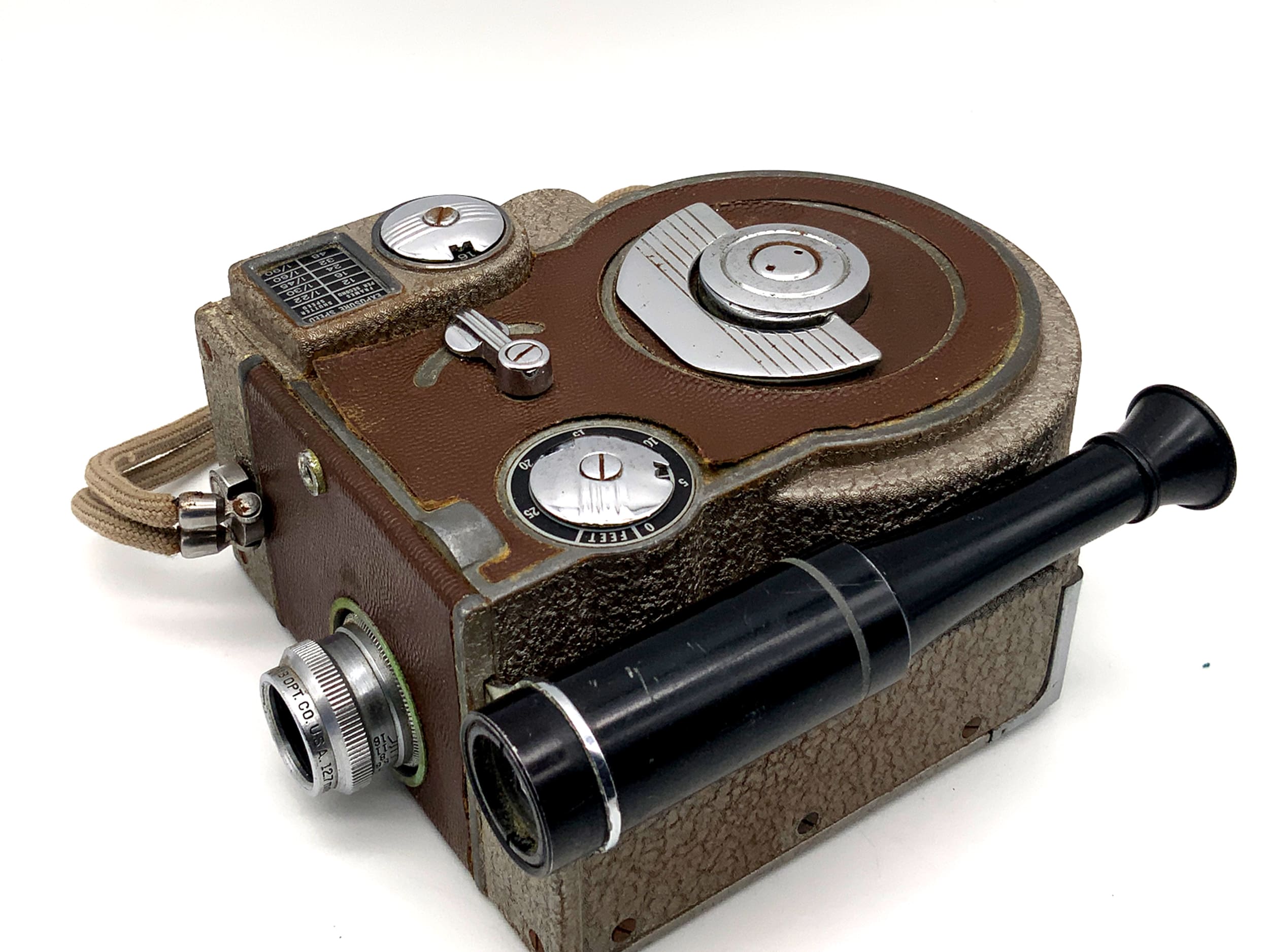 Revere Eight Model Seventy Filmkamera mit 12.7mm f/2.8 Animar Schmalfilm