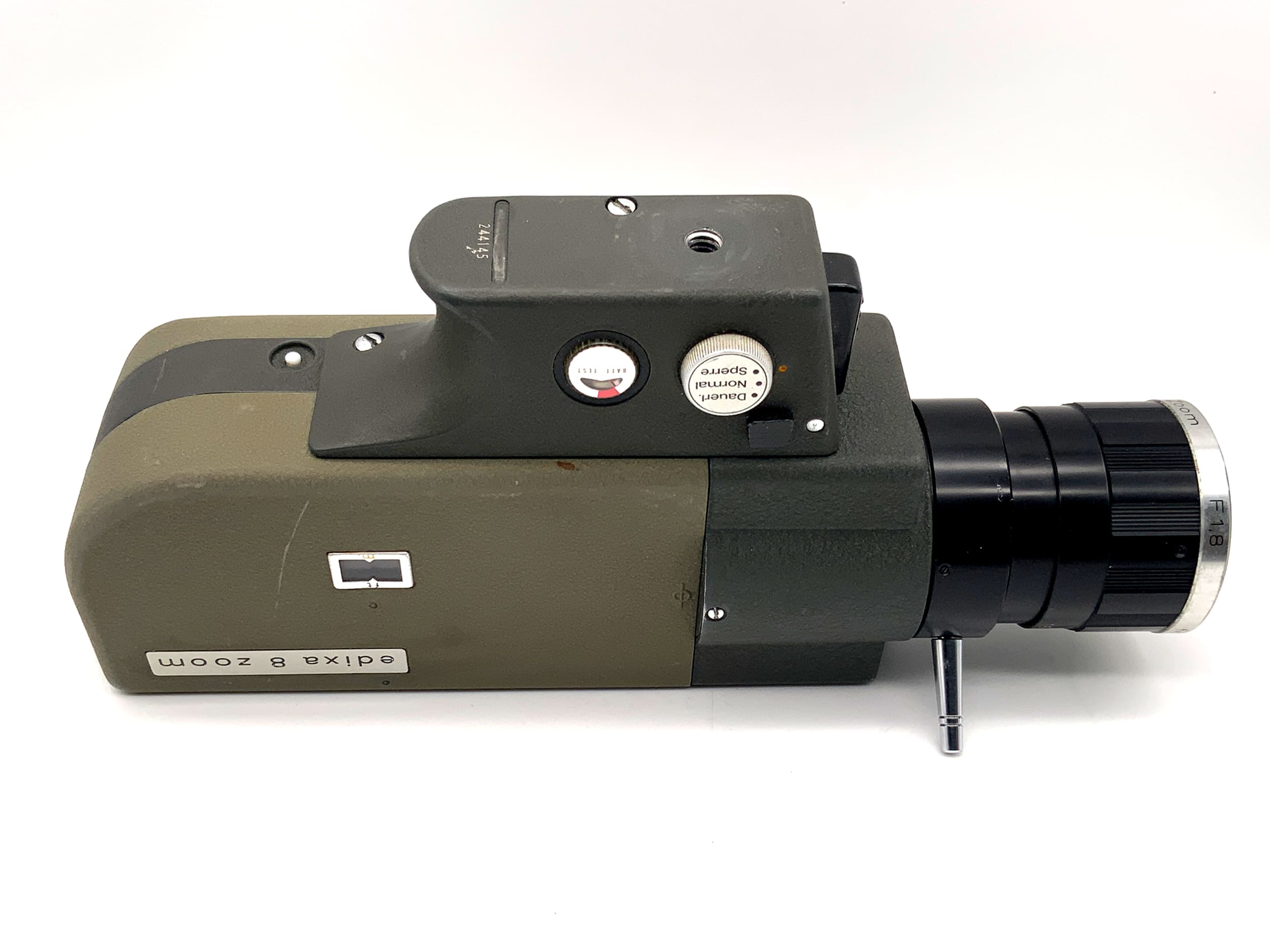 Edixa 8 Zoom Filmkamera mit Edixar Zoom F:1.8 f=9,5-30mm Doppel 8mm Schmalfilm