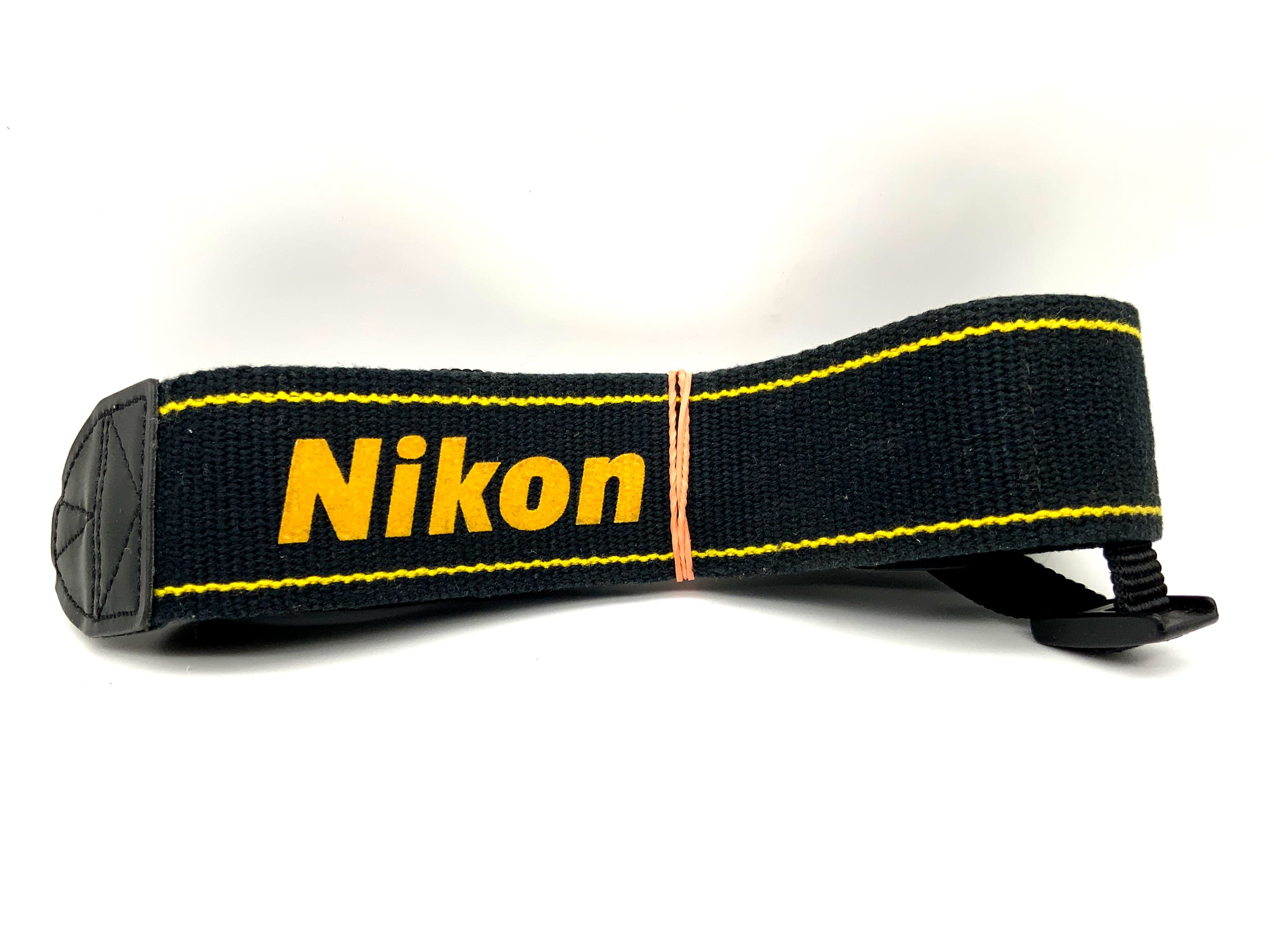 Nikon DSLR / SLR Gurt schwarz/gelb mit DK-5 Okularabdeckung Kameragurt Strap