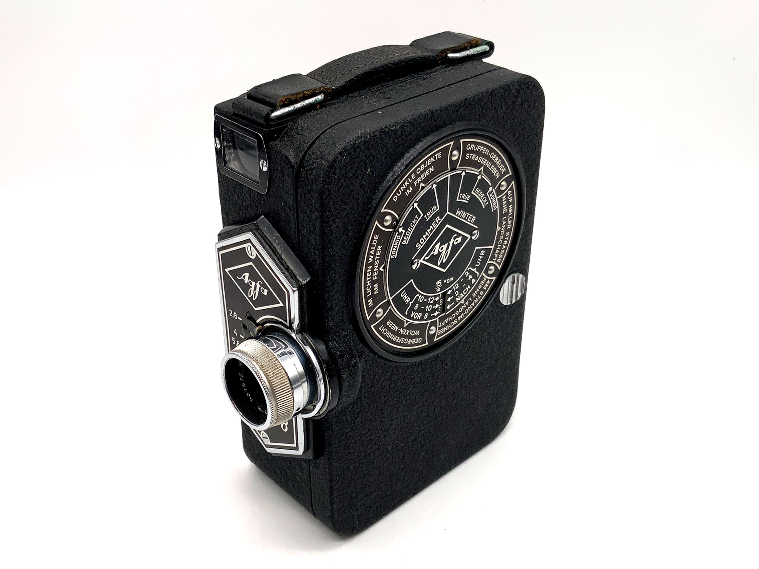 Agfa Movex 8 Filmkamera mit Kine-Anastigmat 1:2.8 f=1.2cm Doppel 8mm Schmalfilm