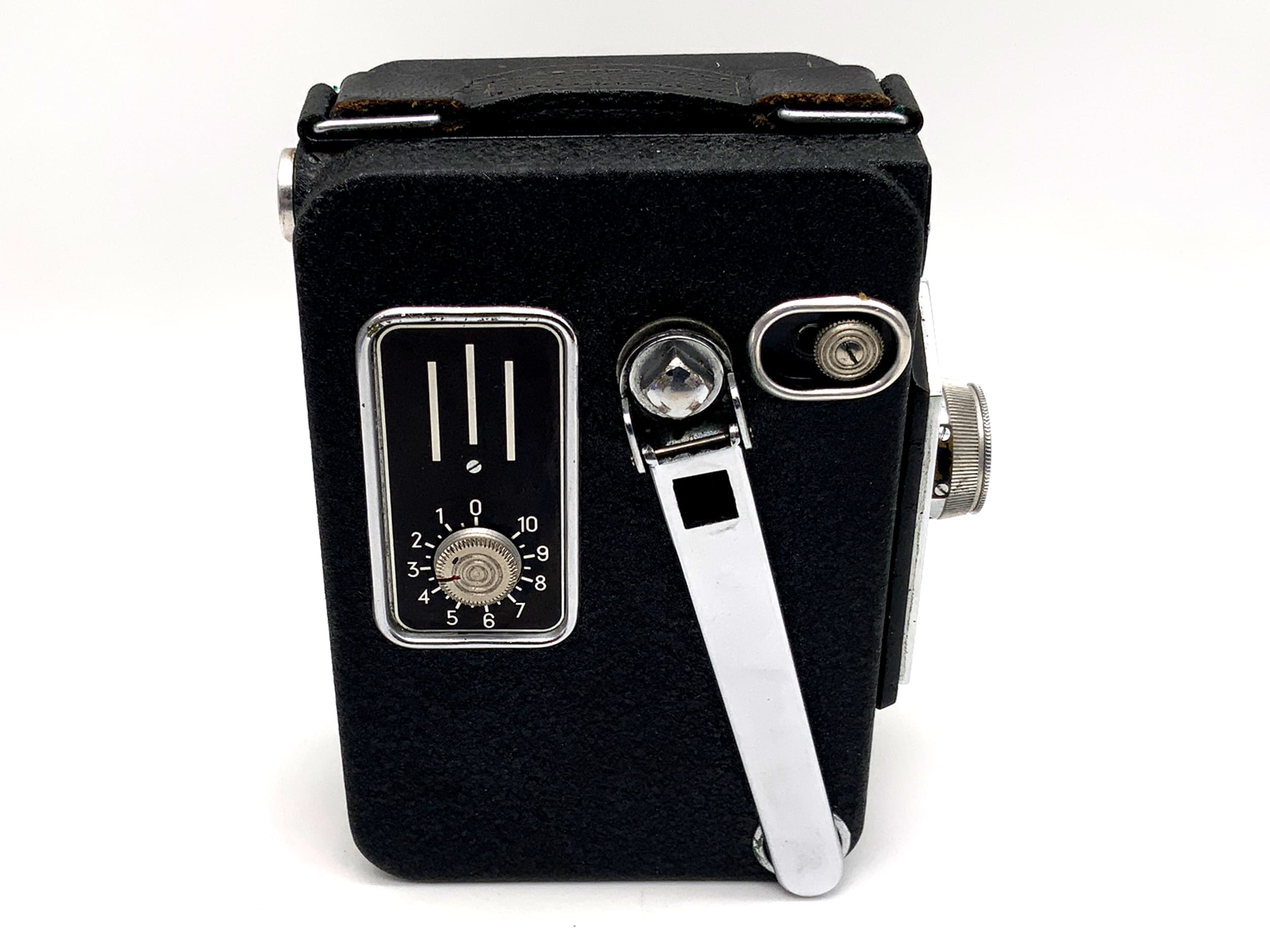 Caméra Agfa Movex 8 avec film Kine-Anastigmat 1:2.8 f=1.2cm double 8mm étroit