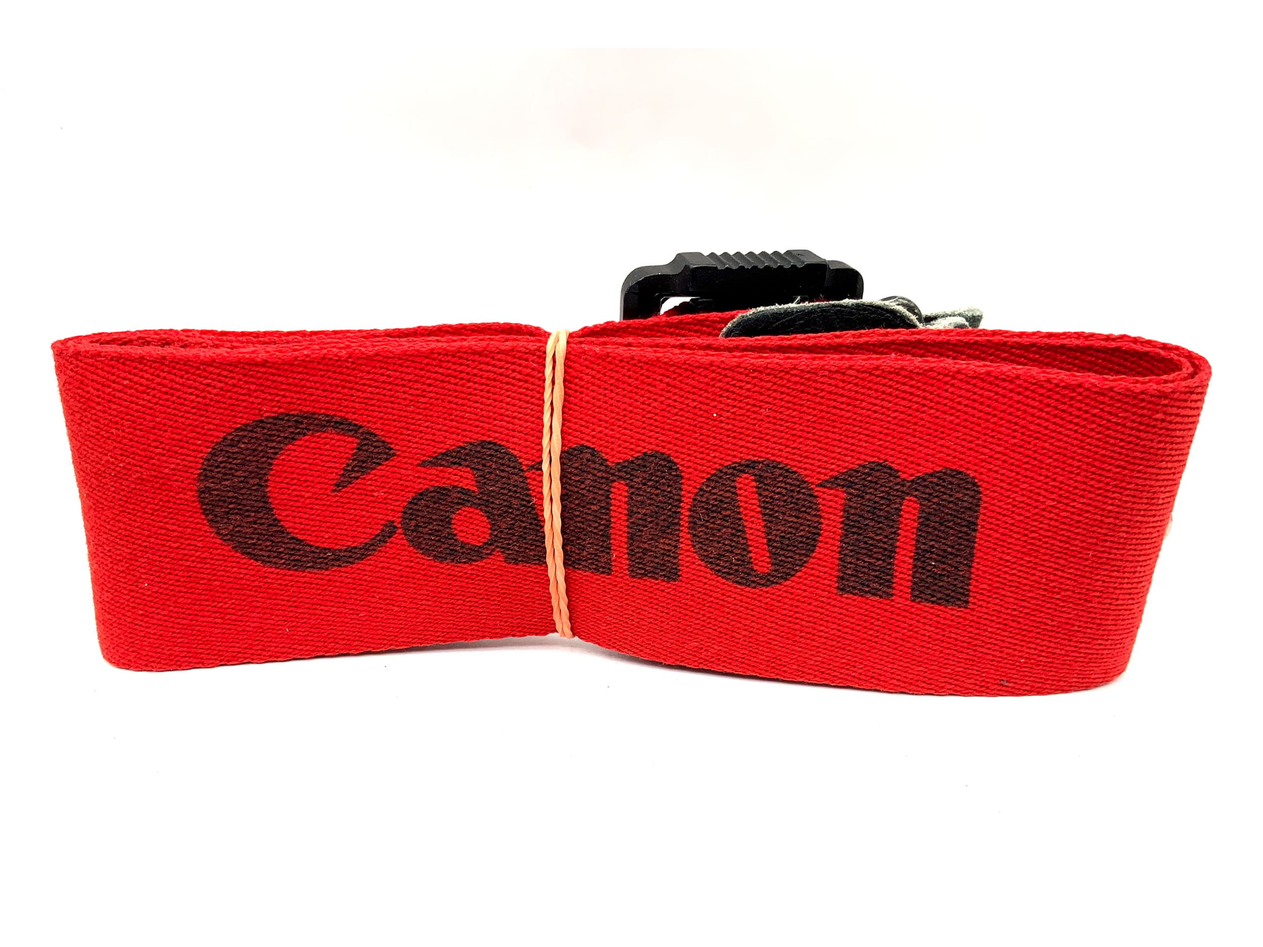 Canon ca. 50mm breit Gurt rot/schwarz Hals Schultergurt Kameragurt Neck Strap