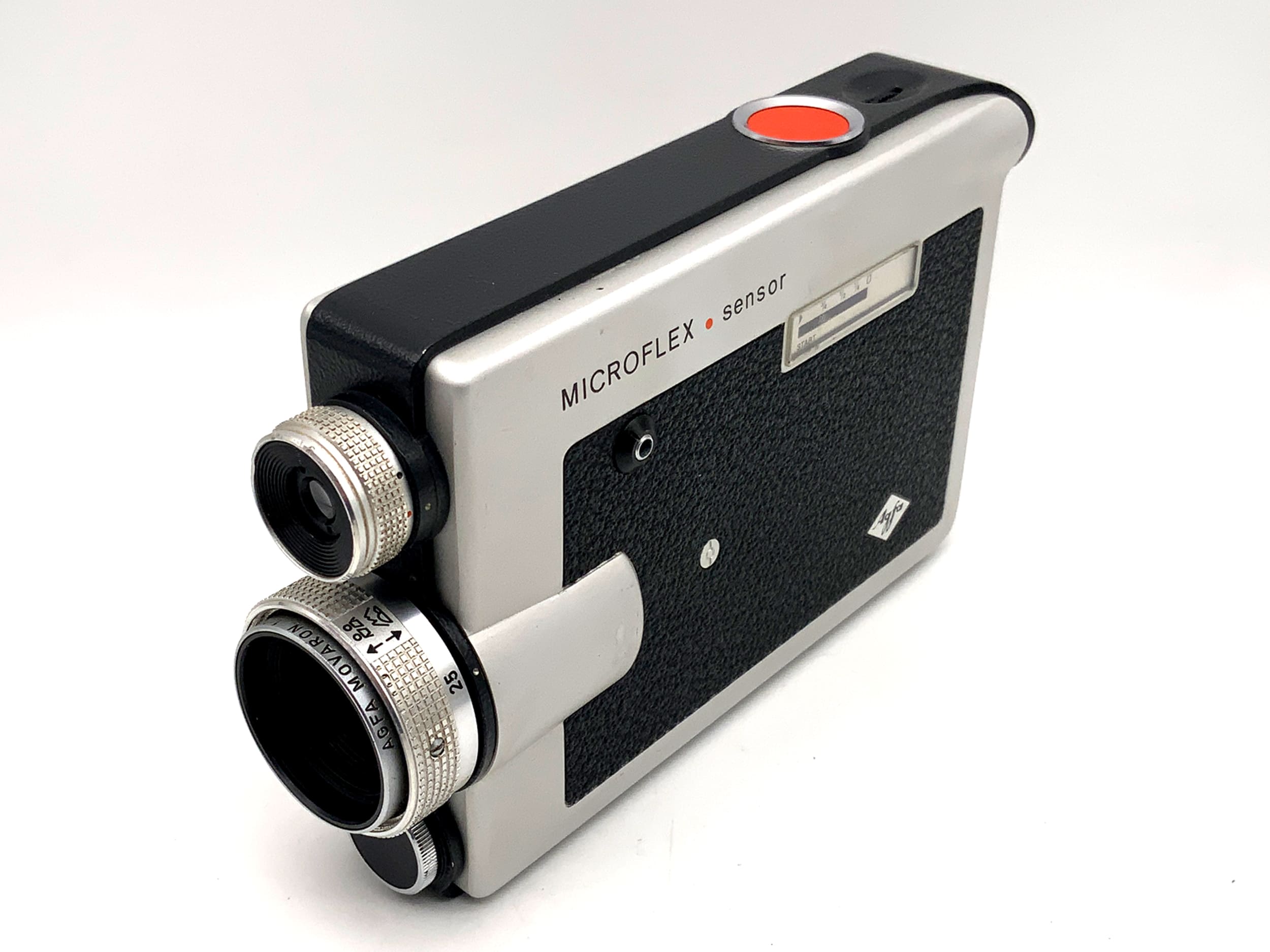 Agfa Microflex sensor Filmkamera mit Movaron 1:1.9/10-25 Super 8 Schmalfilm