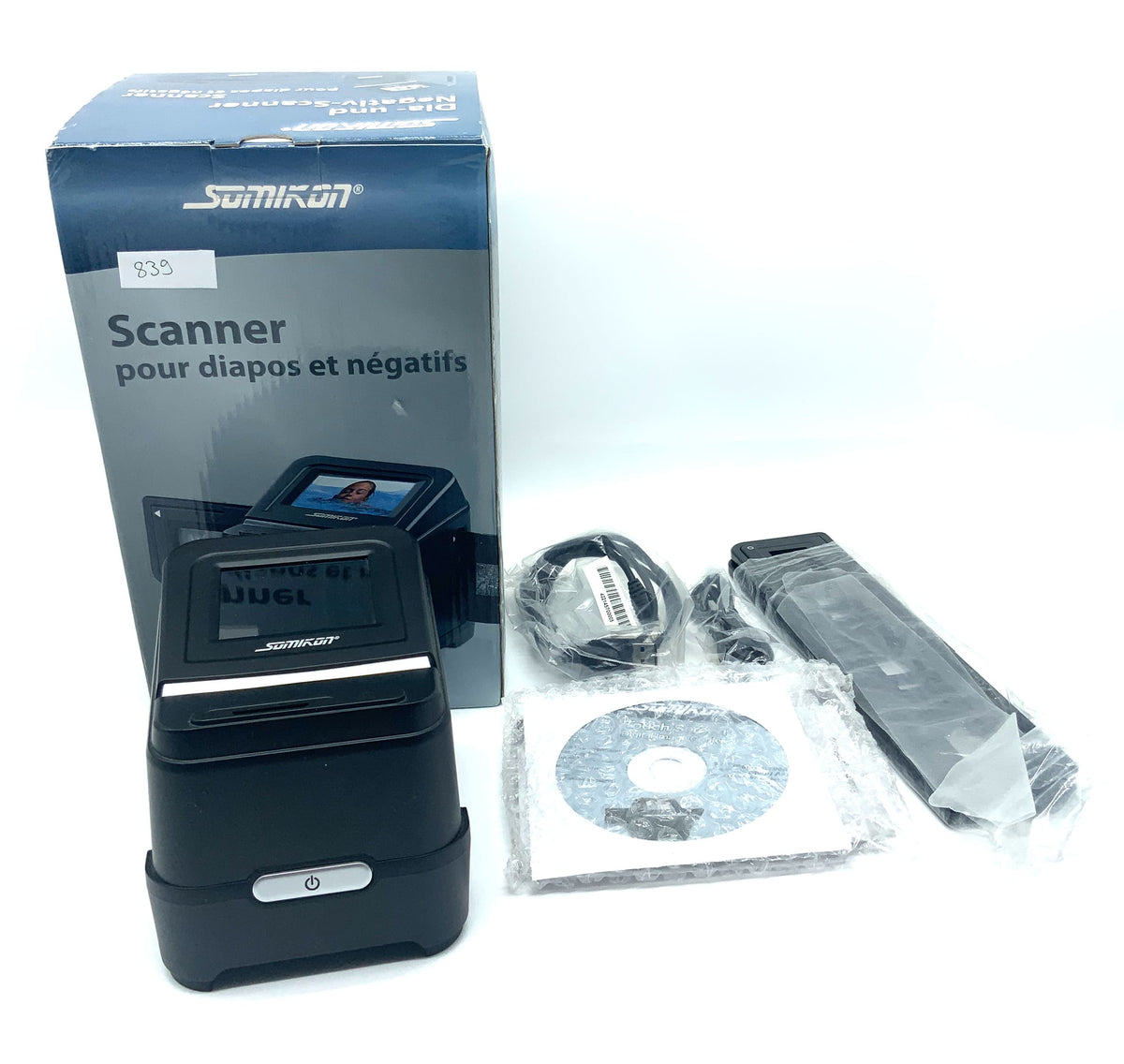 Somikon Dia- u nd Negativ-Scanner, 9 Megapixel-Sensor Diabetrachter Schwarz OVP