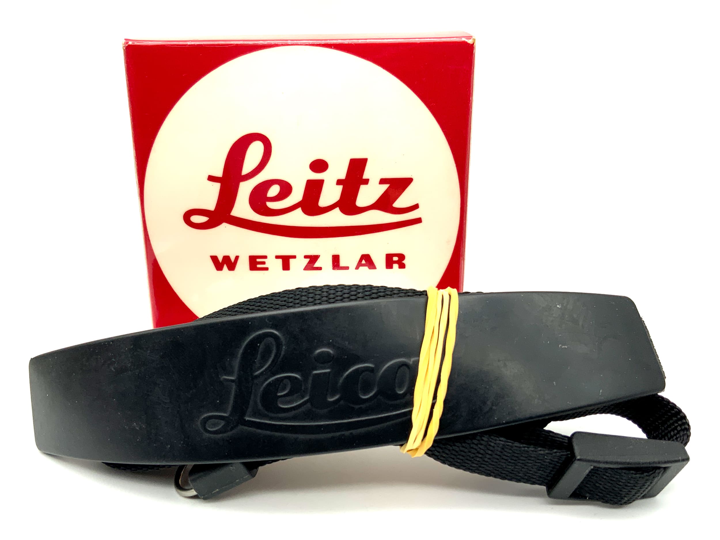 Leica für M + R Modelle Gurt schwarz in OVP Hals Schultergurt Kameragurt Strap