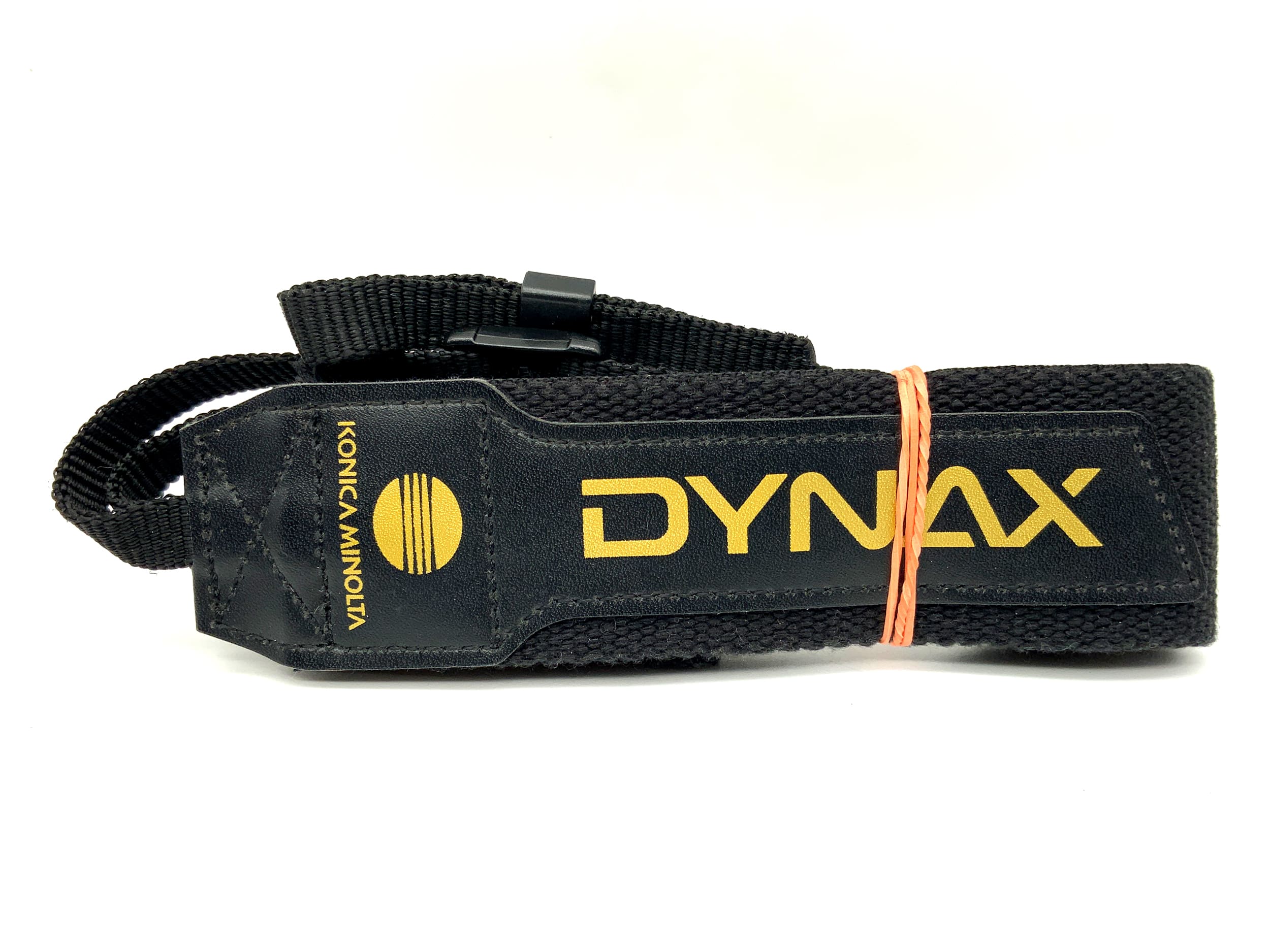 Minolta Dynax Gurt schwarz/gold Hals Schultergurt Kameragurt Neck Strap