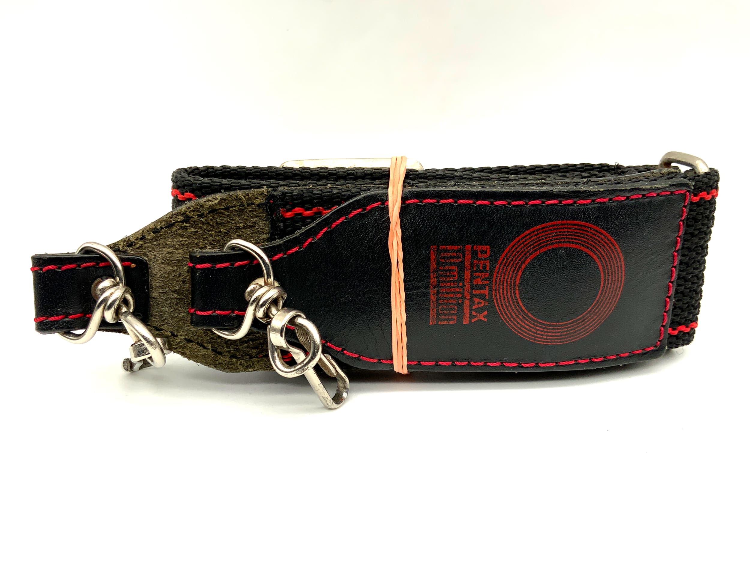 Pentax 10 million Gurt schwarz/rot Hals Schultergurt Kameragurt Neck Strap
