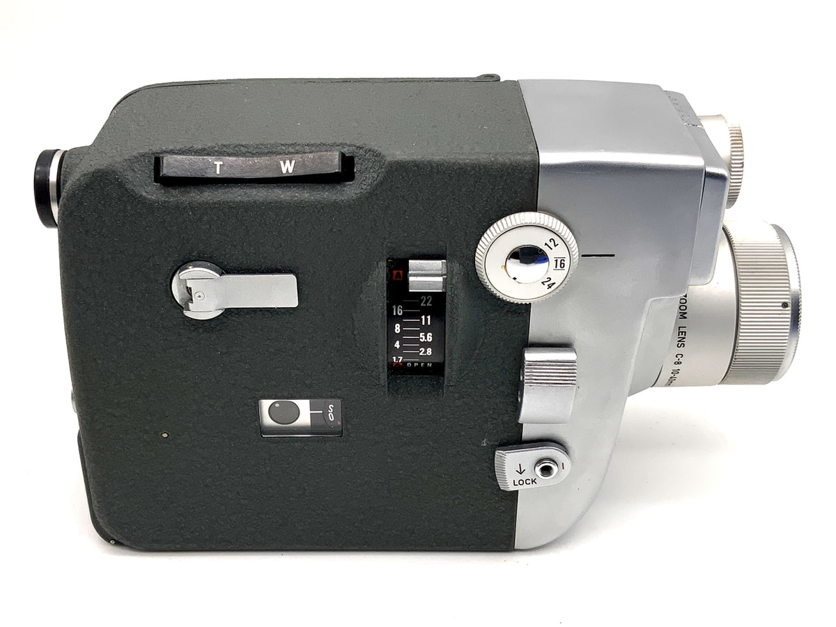 Canon Motor Zoom 8 EEE movie camera with zoom lens C-8 10-40mm 1:1.7 Double 8mm