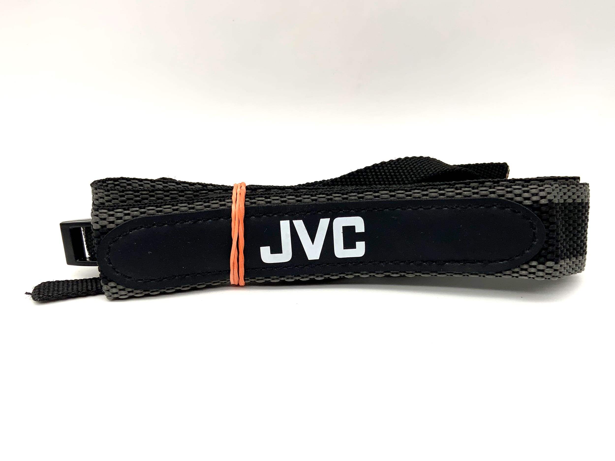 JVC ca. 24mm breit Gurt schwarz/grau Hals Schultergurt Kameragurt Neck Strap