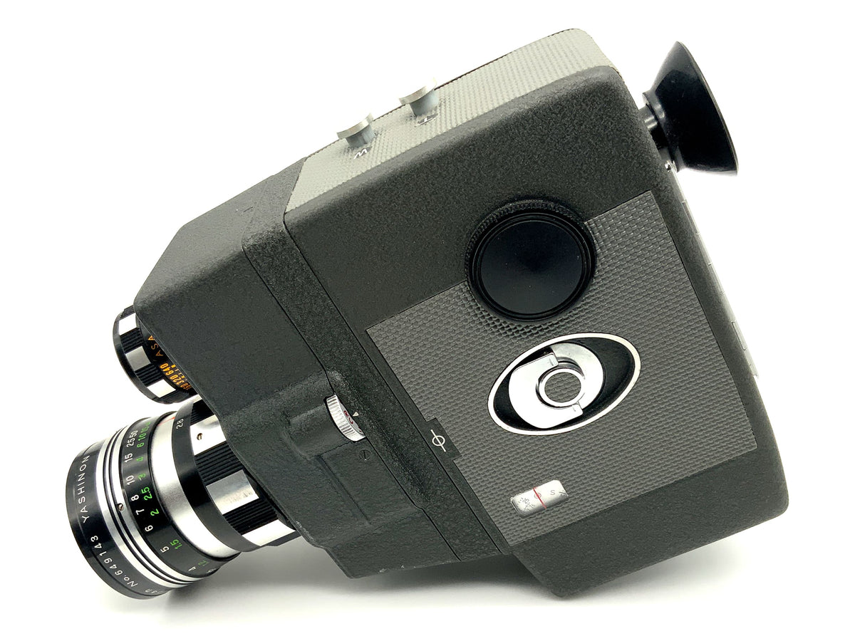Yashica UP Umatic Power Film Camera with Power Zoom 1:1.8 with Grip Dual 8mm