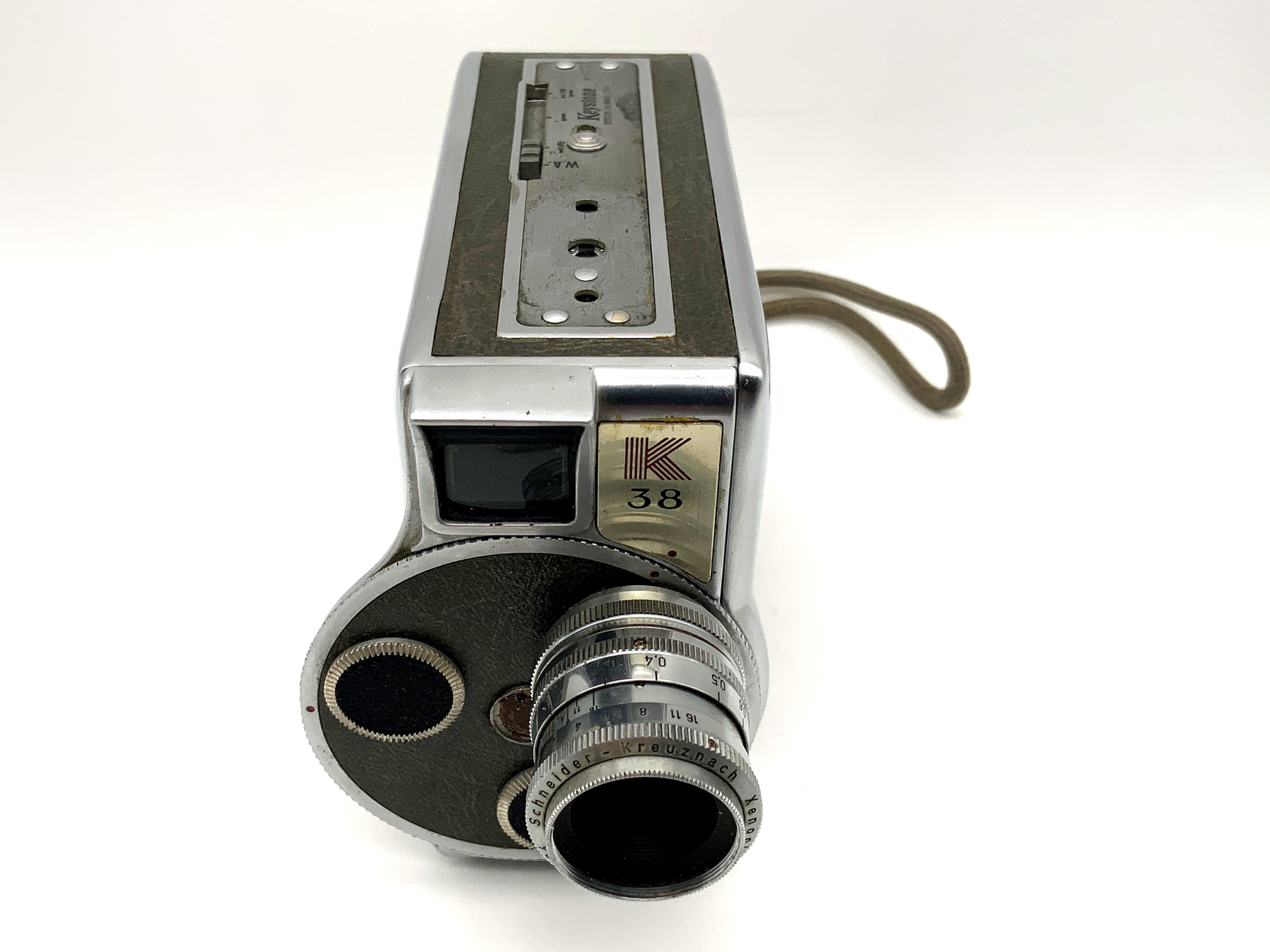 Keystone 38 Filmkamera mit Xenoplan 1:1.9/13mm Doppel 8mm Schmalfilm