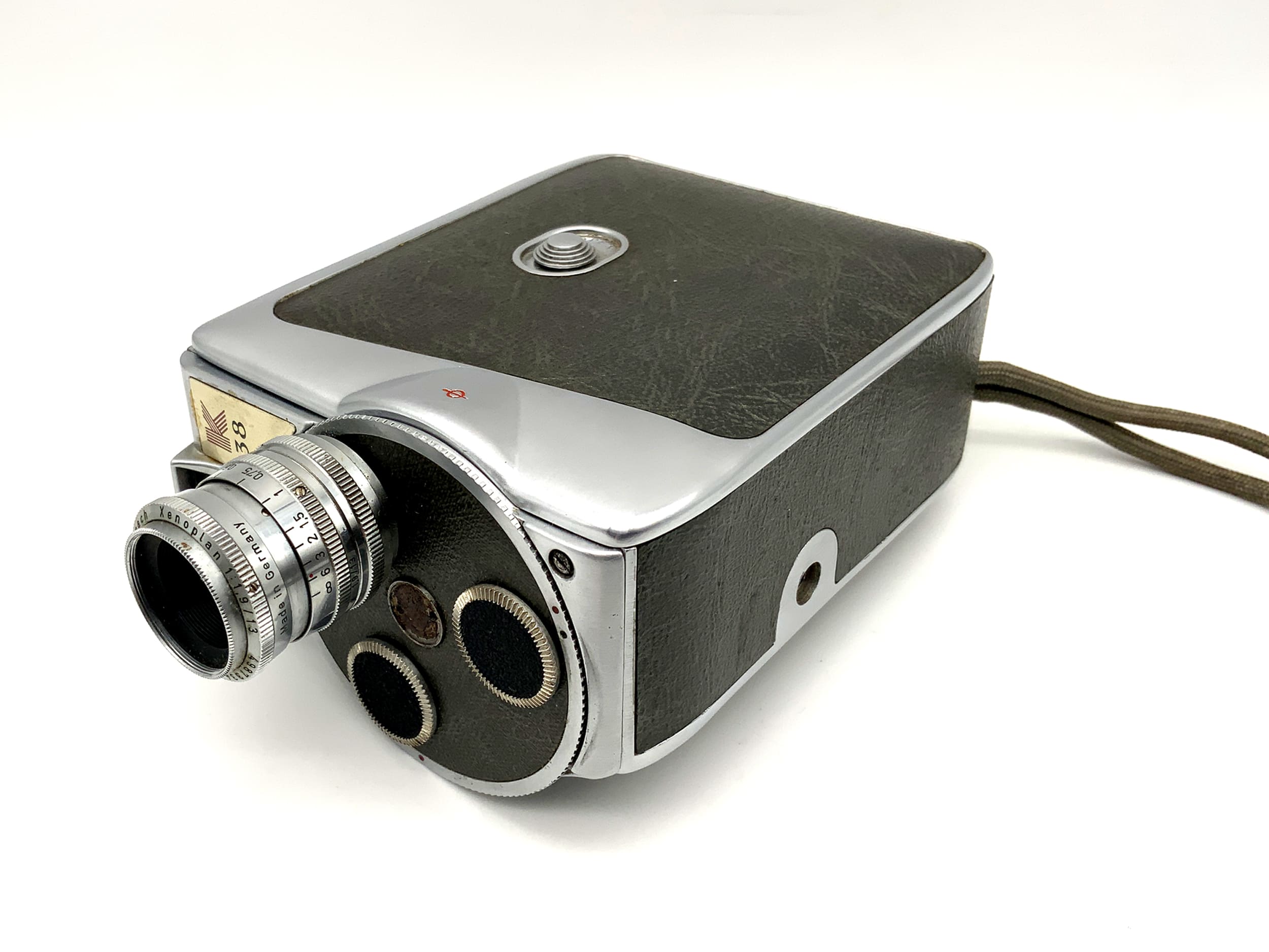 Keystone 38 Filmkamera mit Xenoplan 1:1.9/13mm Doppel 8mm Schmalfilm