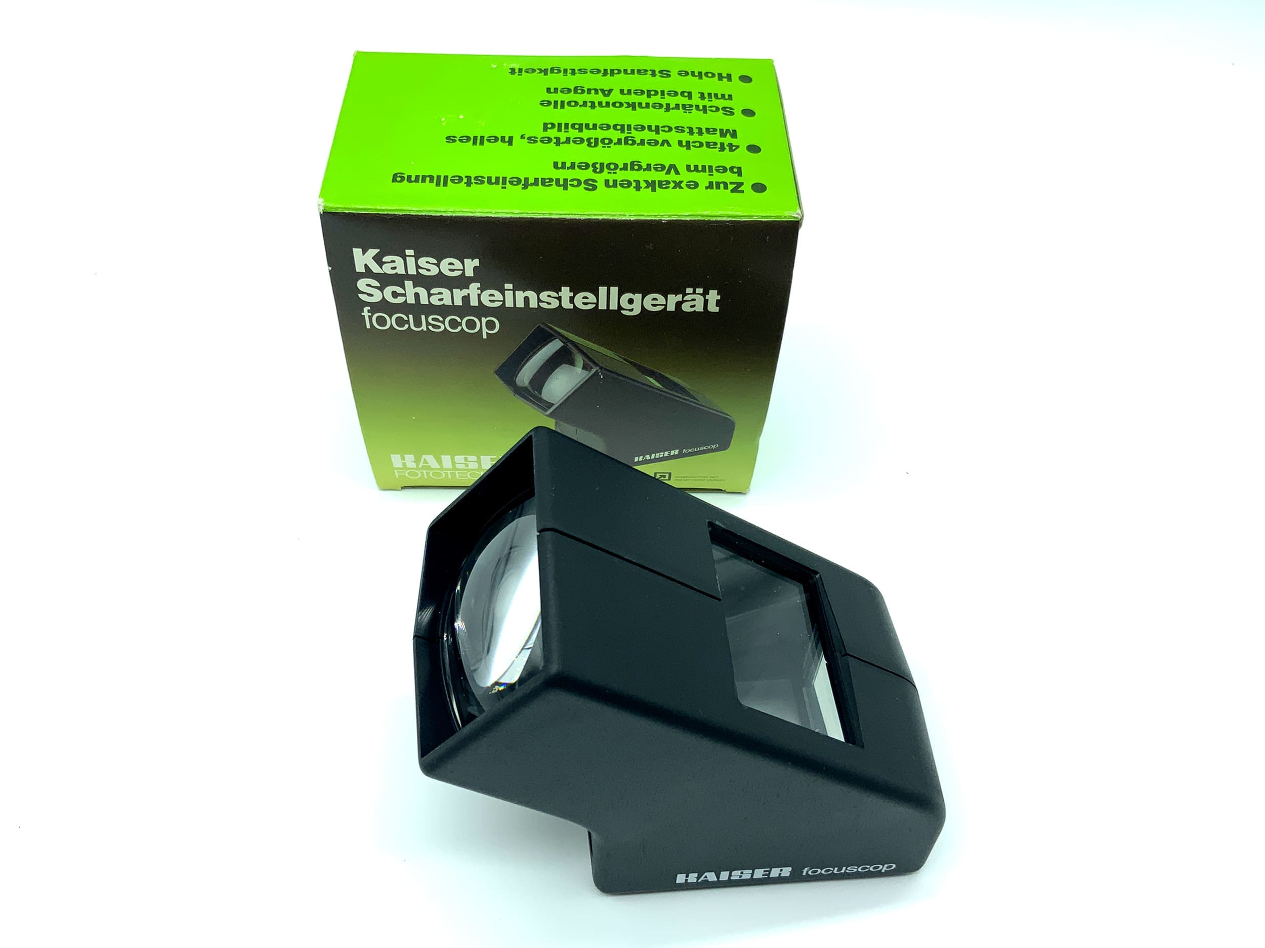 Kaiser focuscop Scharfeinstellgerät Schwarz