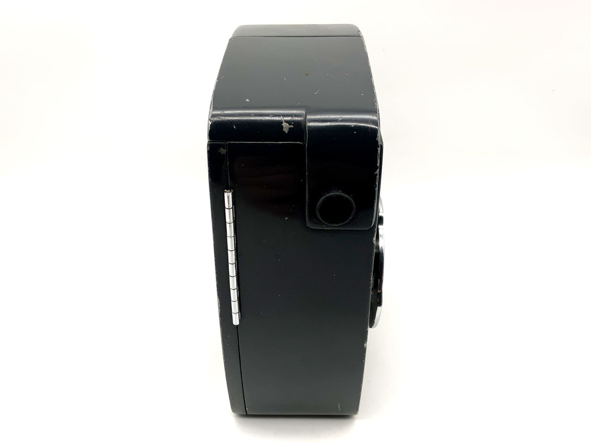 Jelco Auto III film camera with Jelco lens (3 pieces) for double 8mm film.