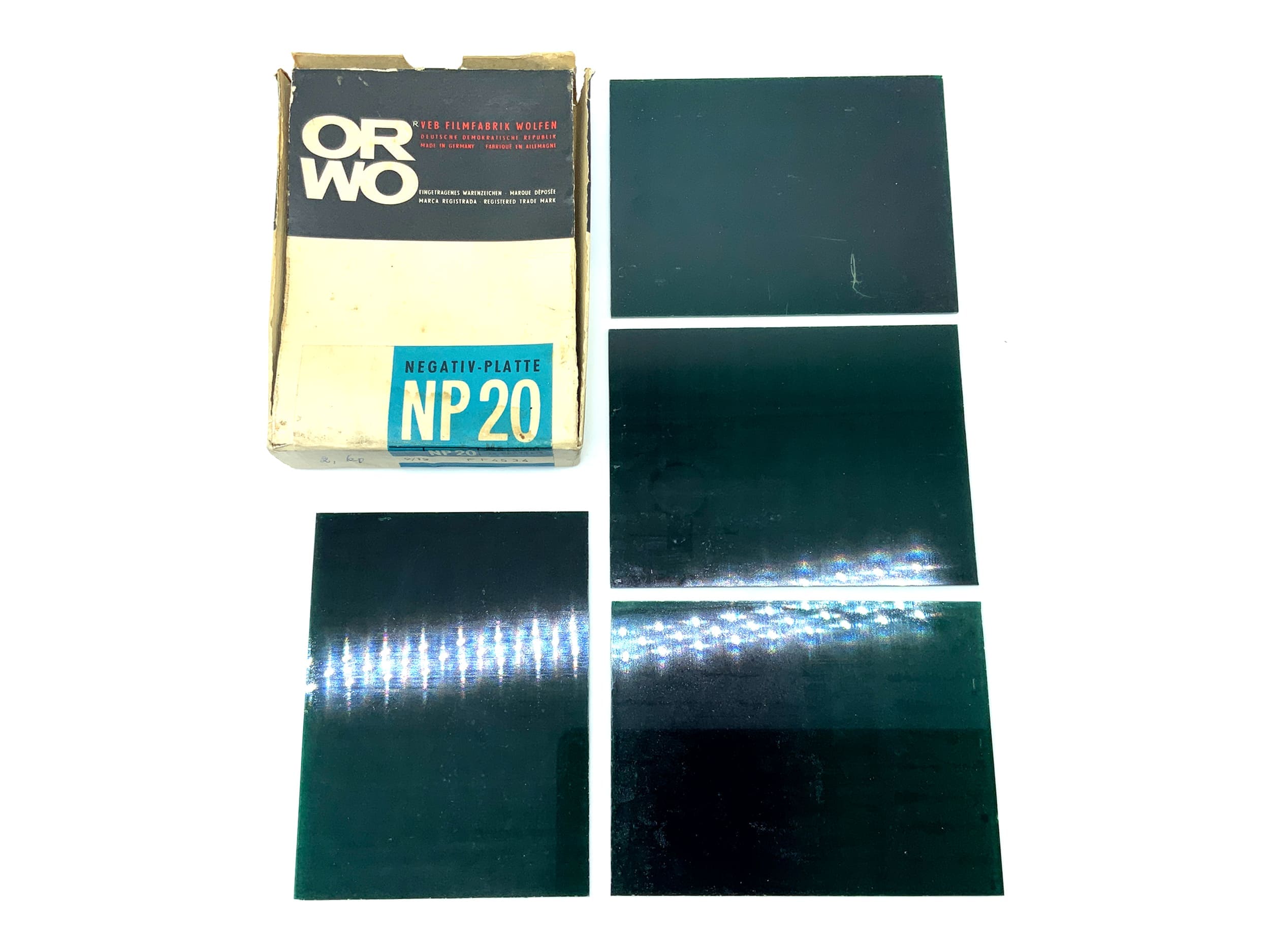 Orwo NP 20 Negativplatte OVP
