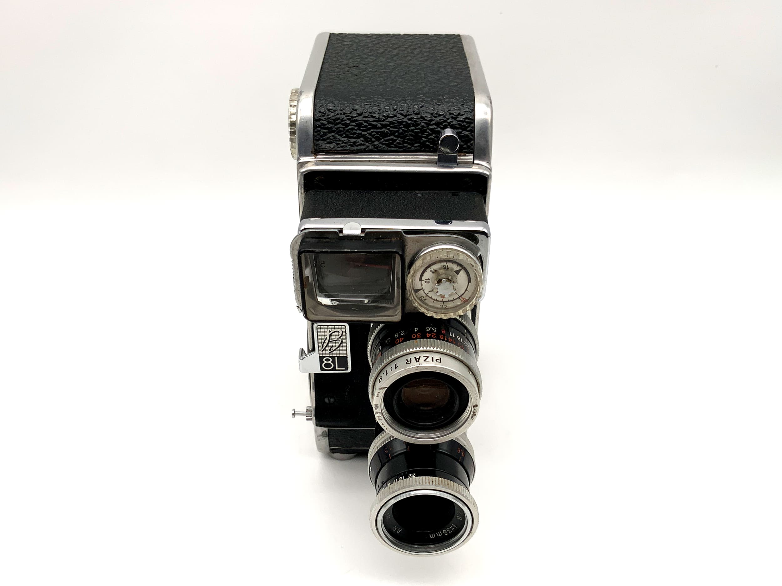 Bolex Paillard B 8L Filmkamera mit Yvar 1:2.8 f=36mm mit Griff Doppel 8mm