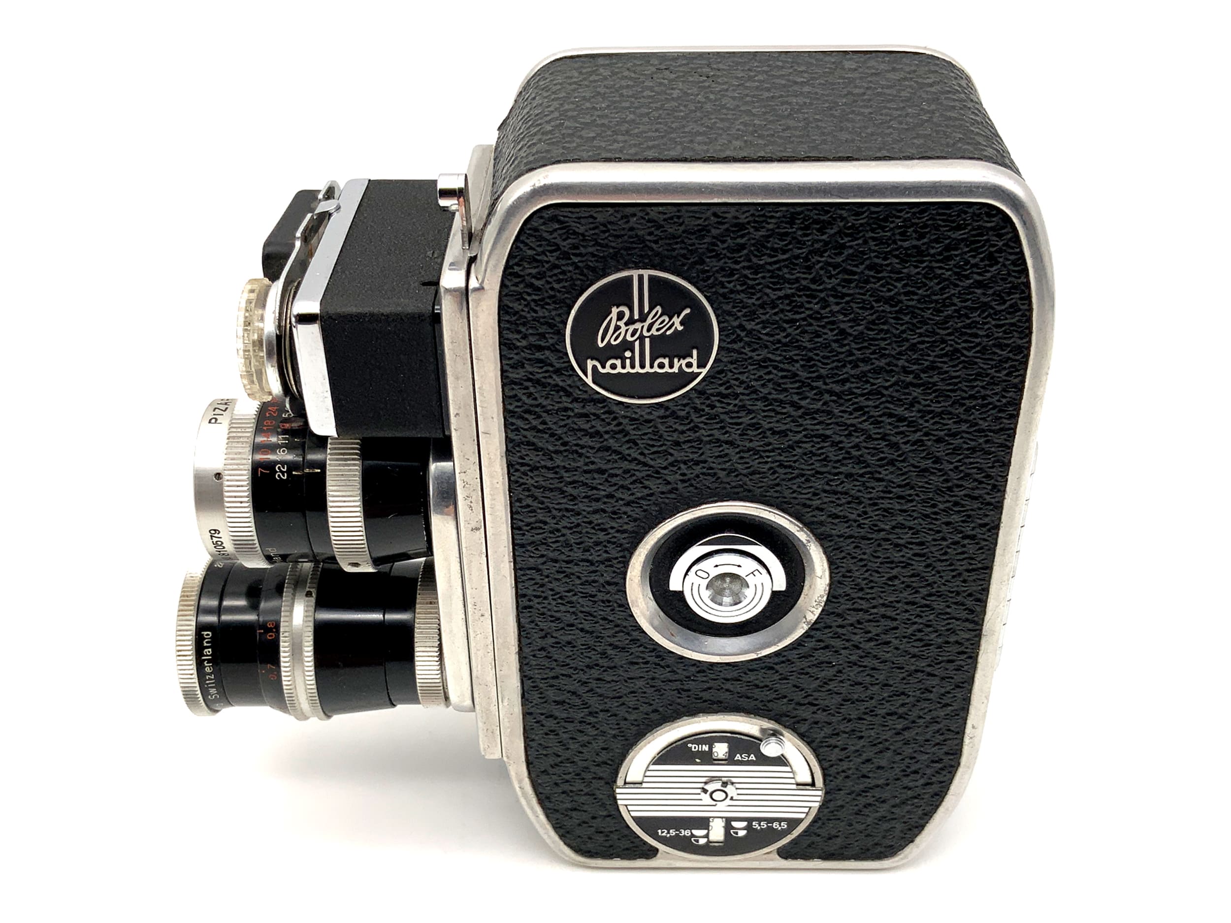 Bolex Paillard B 8L Filmkamera mit Yvar 1:2.8 f=36mm mit Griff Doppel 8mm