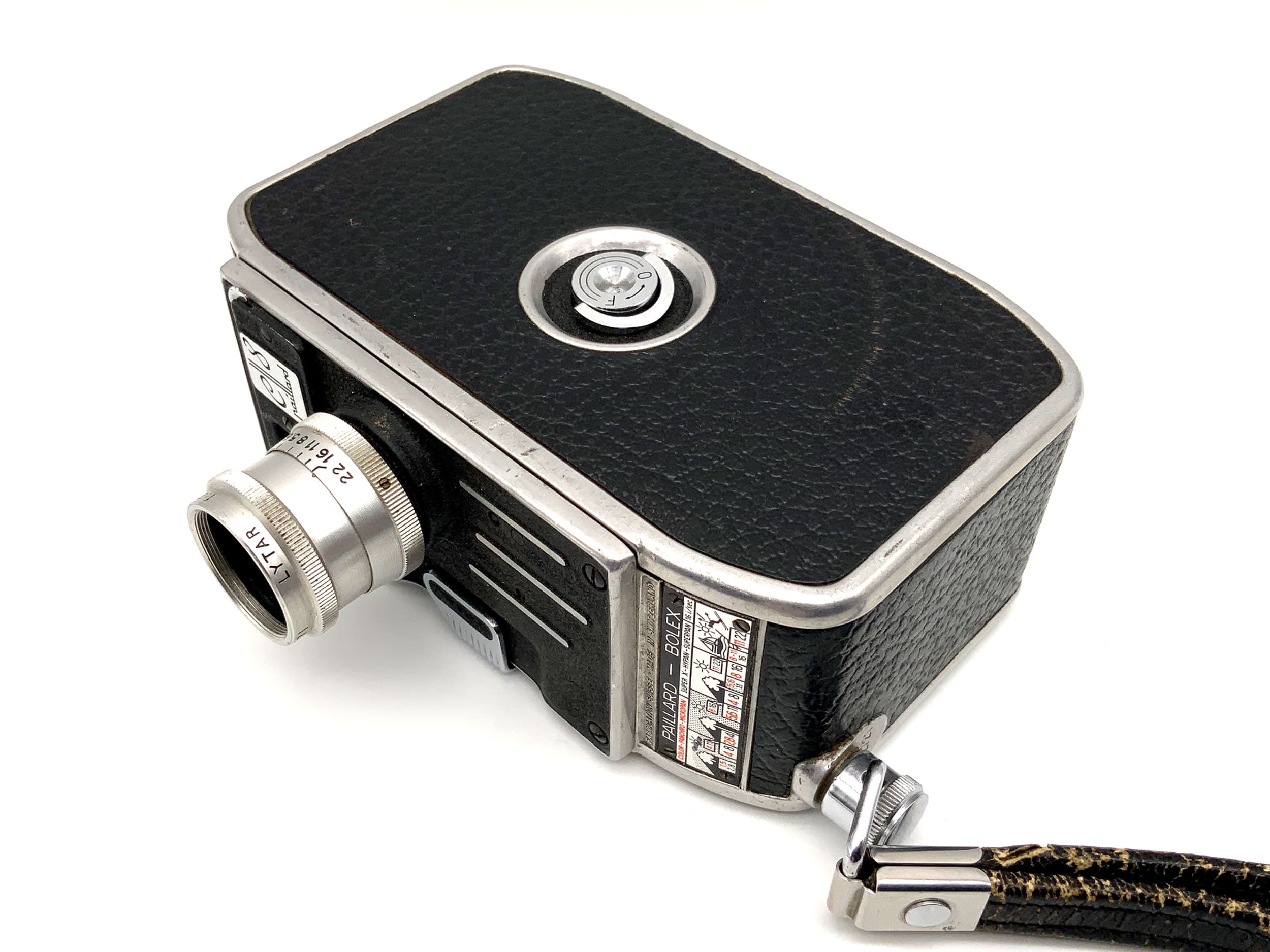 Bolex Paillard E8 Filmkamera mit Lytar 1:2.5 f=12.5mm Doppel 8mm Schmalfilm