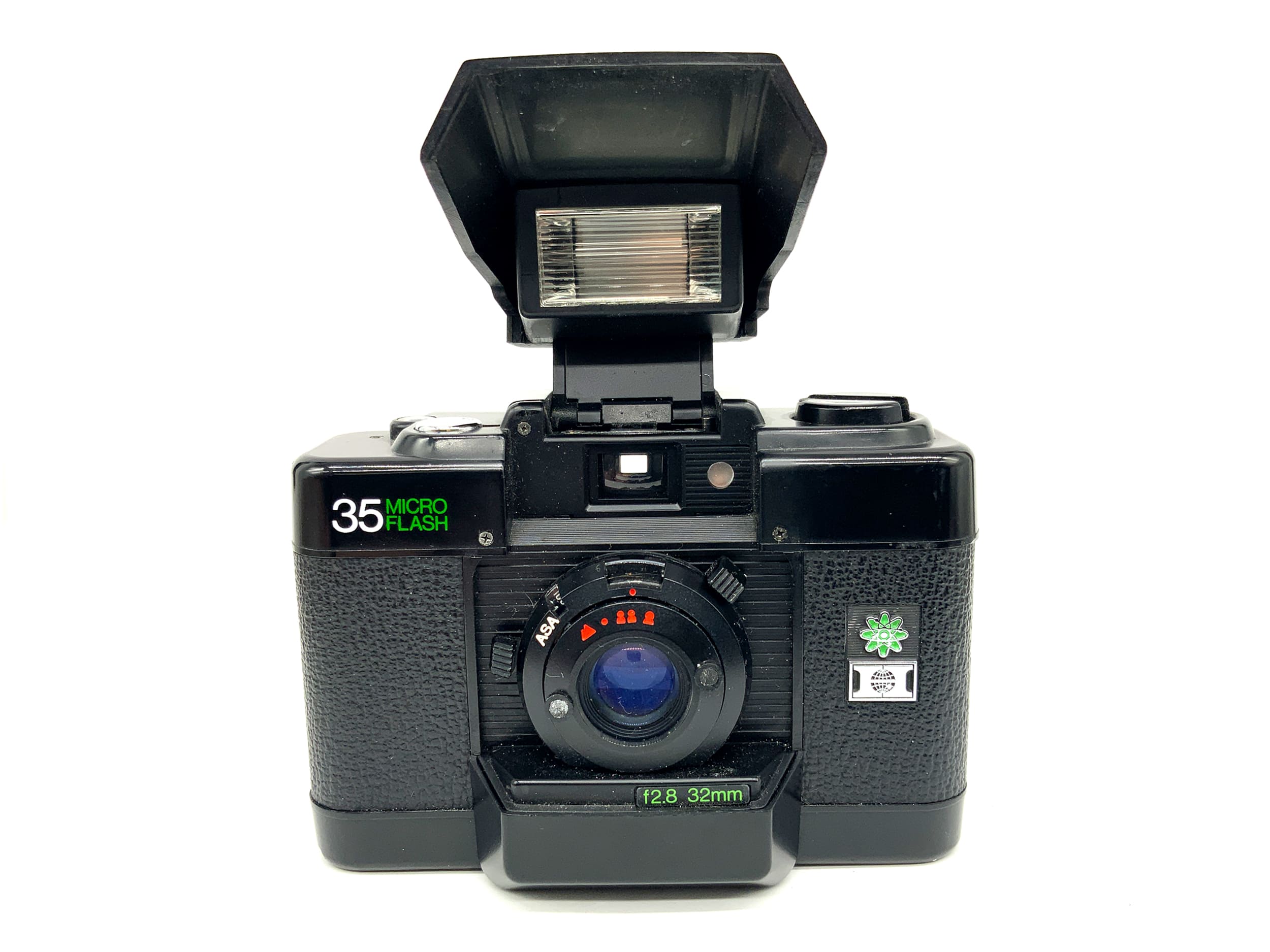 Hanimex 35 Micro Flash Point&Shoot mit f2.8 32mm Kompaktkamera Analogkamera