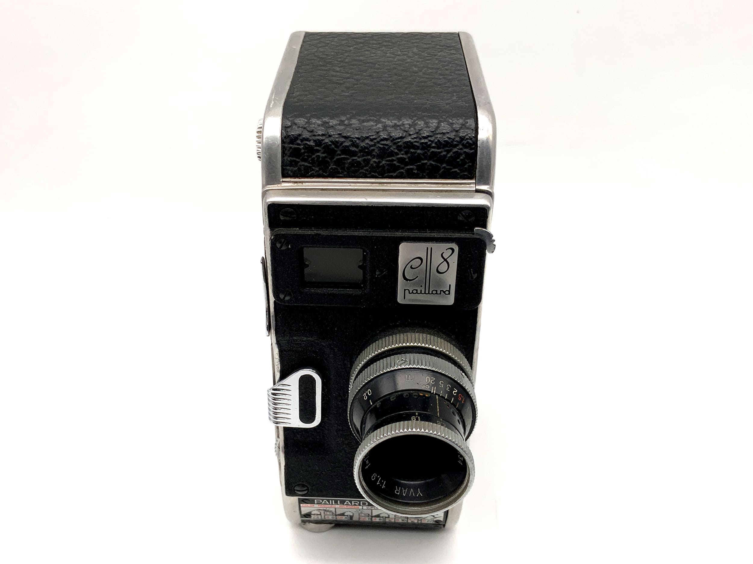 Bolex Paillard E8 Filmkamera mit Yvar 1:1.9 f=13mm Doppel 8mm Schmalfilm