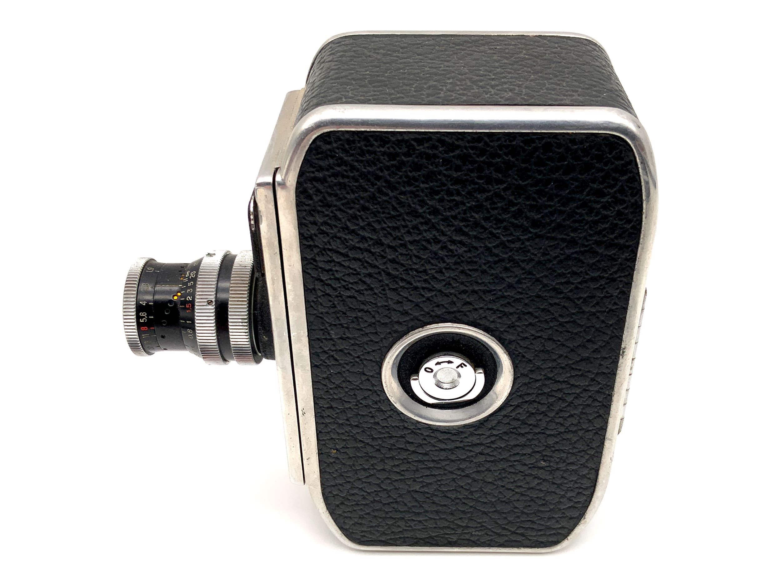 Bolex Paillard E8 Filmkamera mit Yvar 1:1.9 f=13mm Doppel 8mm Schmalfilm