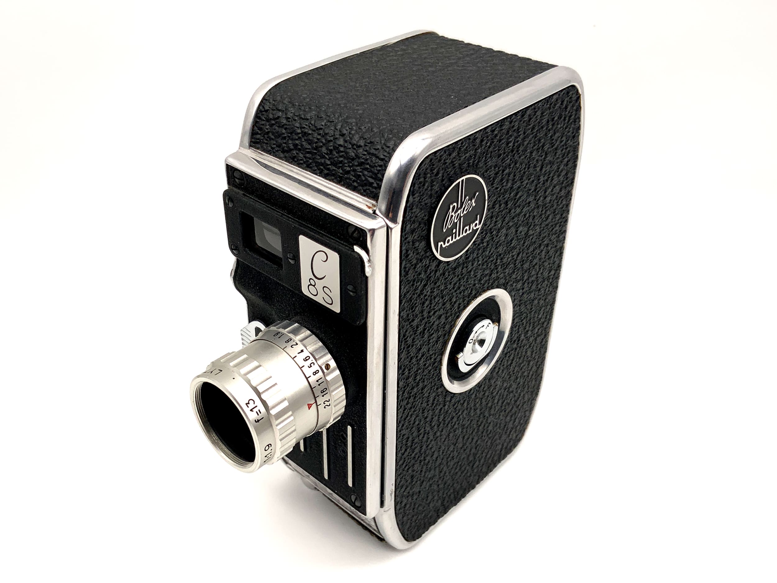 Bolex Paillard C8S Filmkamera mit Lytar SOM Berthiot 1:1.9 f=13 Doppel 8mm