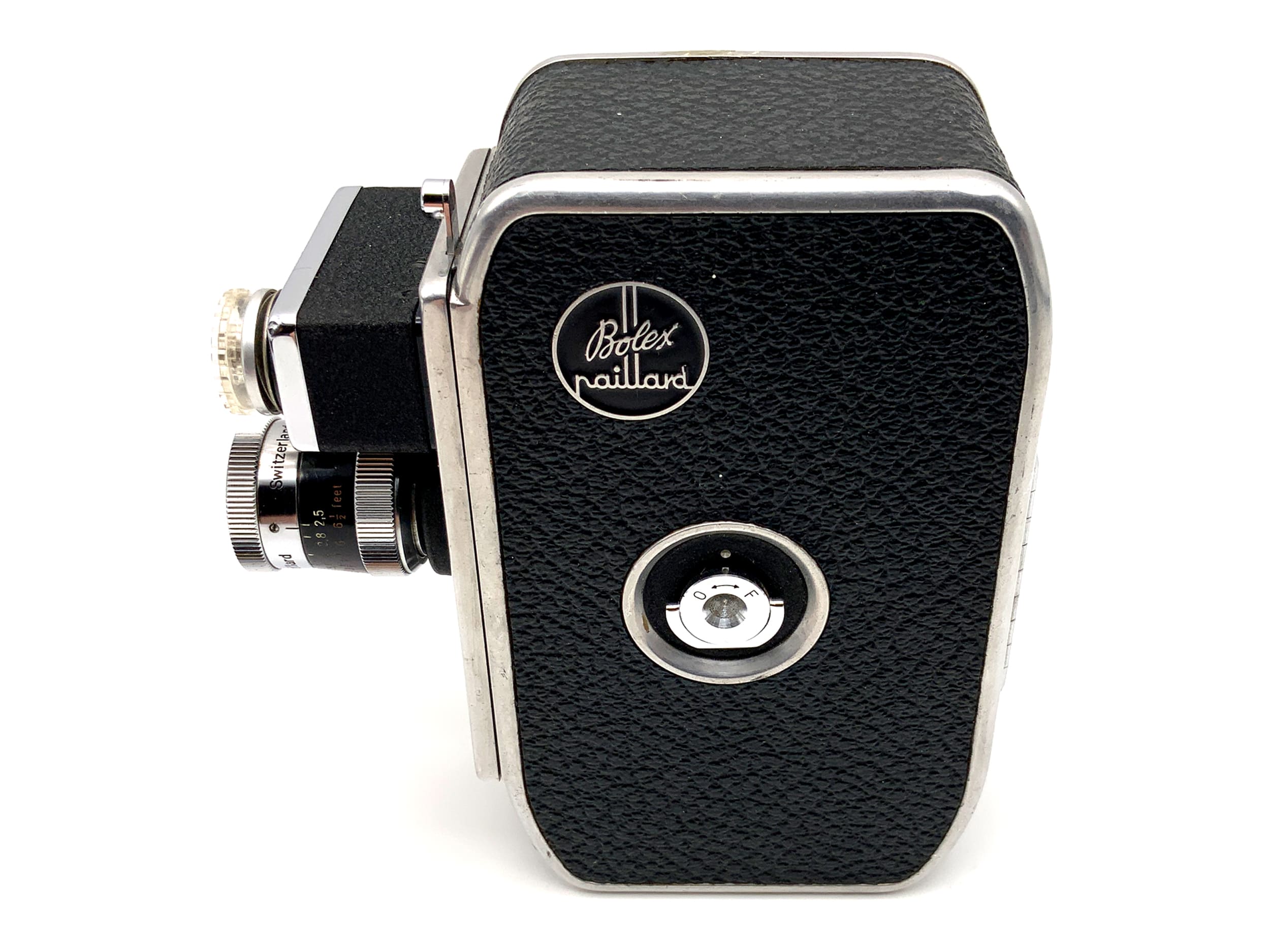 Bolex Paillard C8SL Filmkamera mit Yvar 1:2.5 f=12,5mm AR mit Griff Doppel 8mm