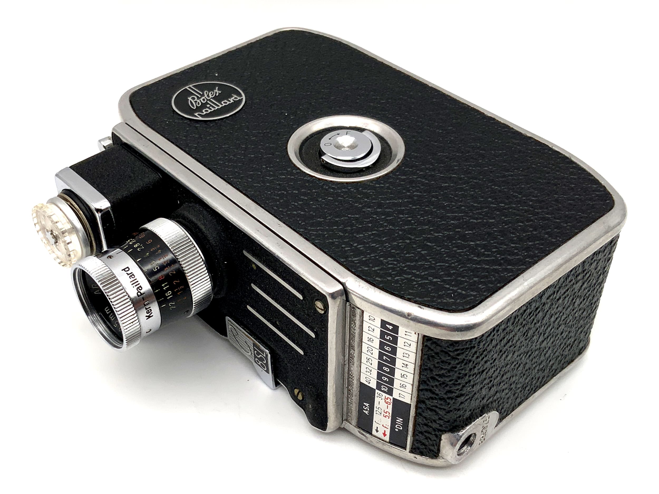 Bolex Paillard C8SL Filmkamera mit Yvar 1:2.5 f=12,5mm AR mit Griff Doppel 8mm