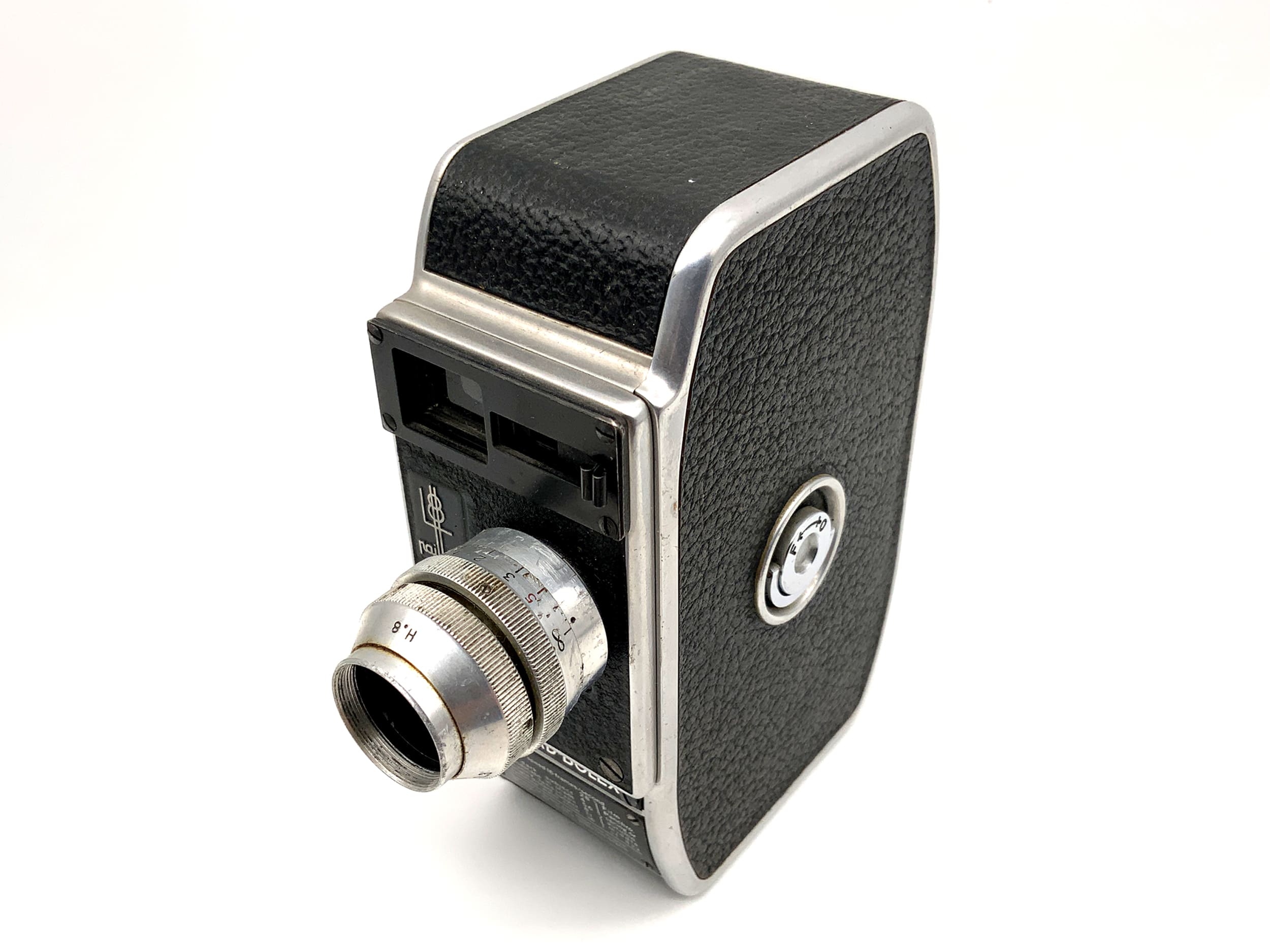 Bolex Paillard L8 Filmkamera mit SOM Berthiot Cinor B 1:2.9 F=23 Doppel 8mm