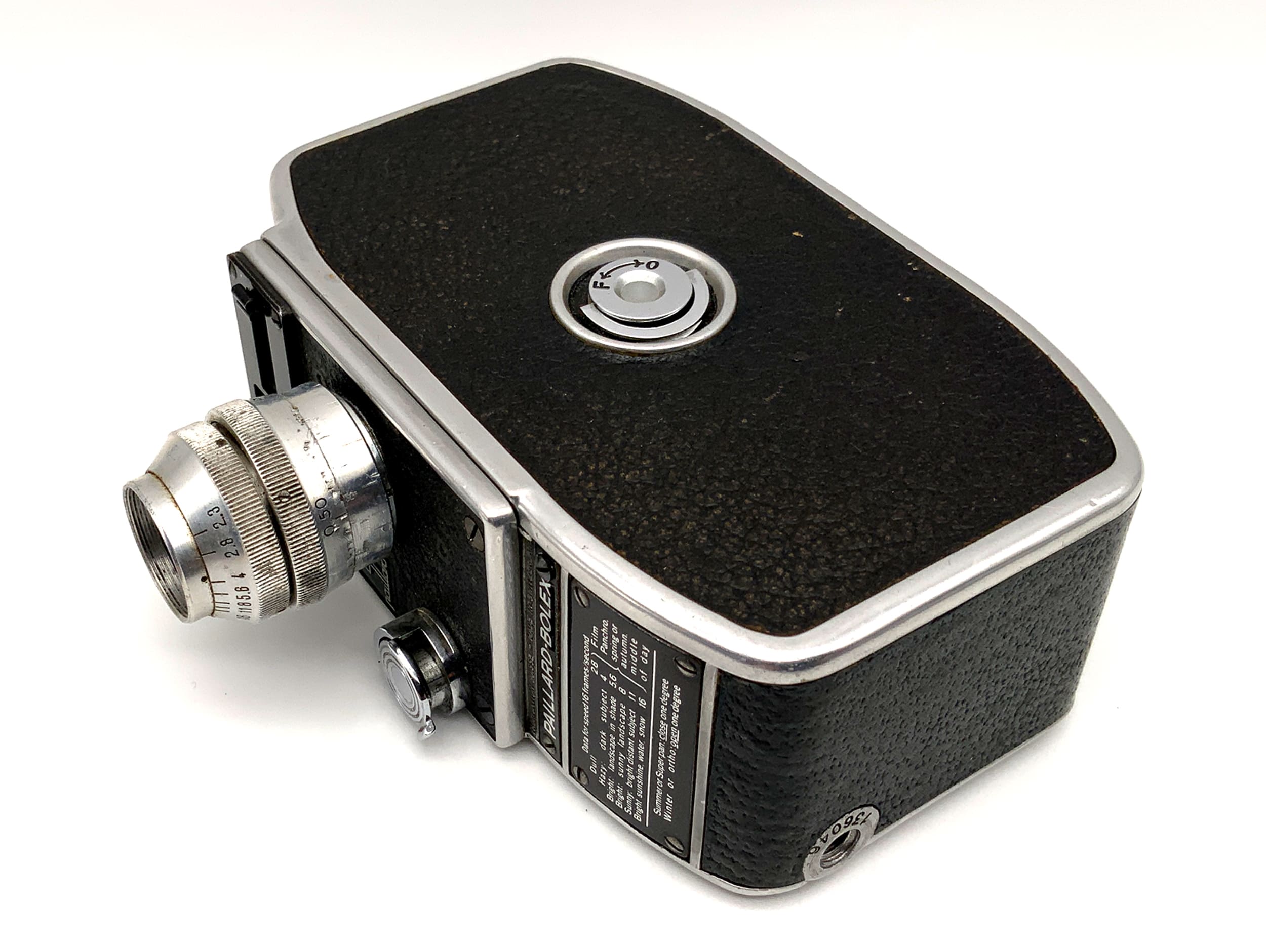 Bolex Paillard L8 Filmkamera mit SOM Berthiot Cinor B 1:2.9 F=23 Doppel 8mm