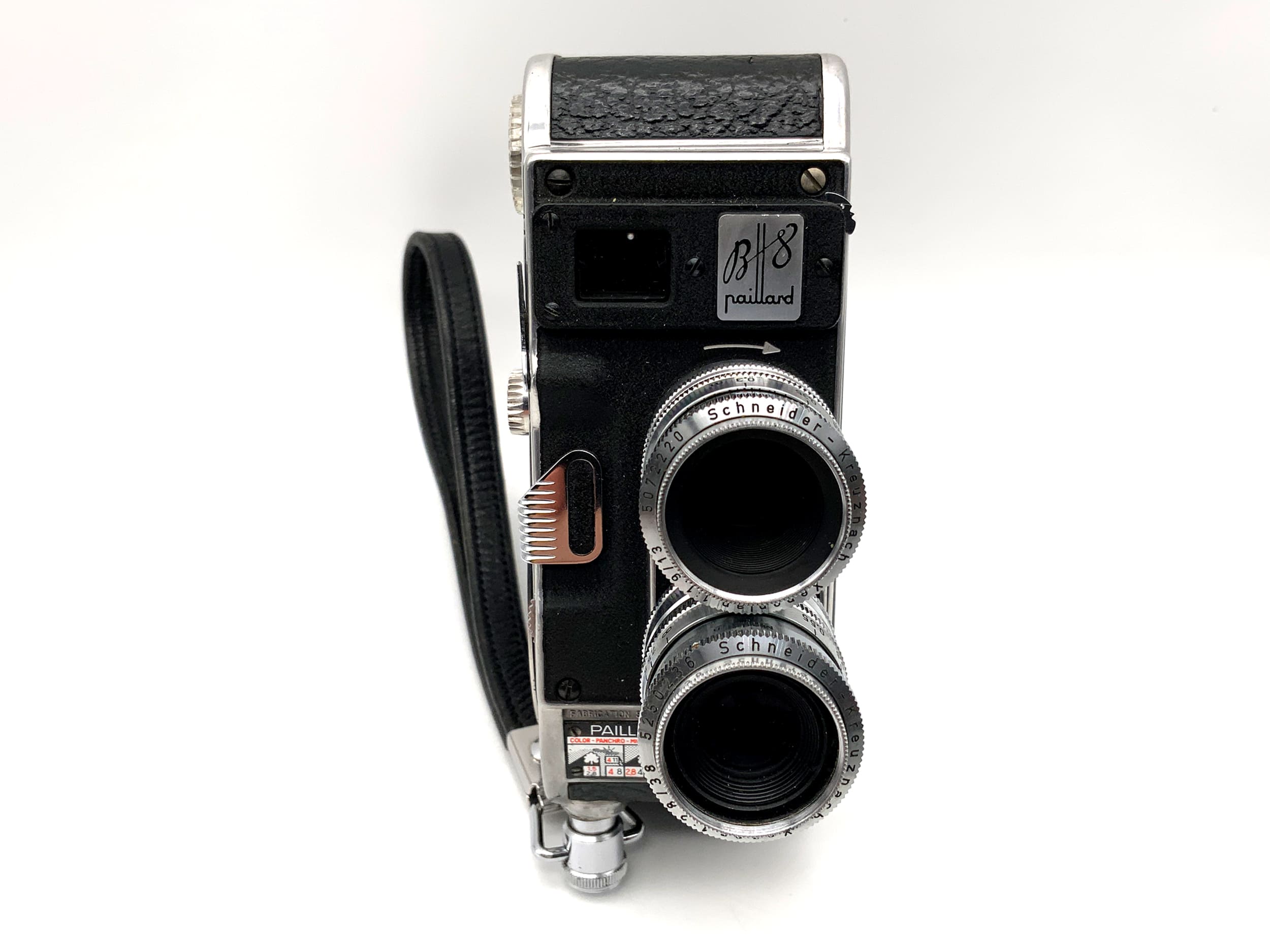 Bolex Paillard B8 Filmkamera mit Xenar 1:2.8/38 & Xenon 1:1.9/13 Doppel 8mm