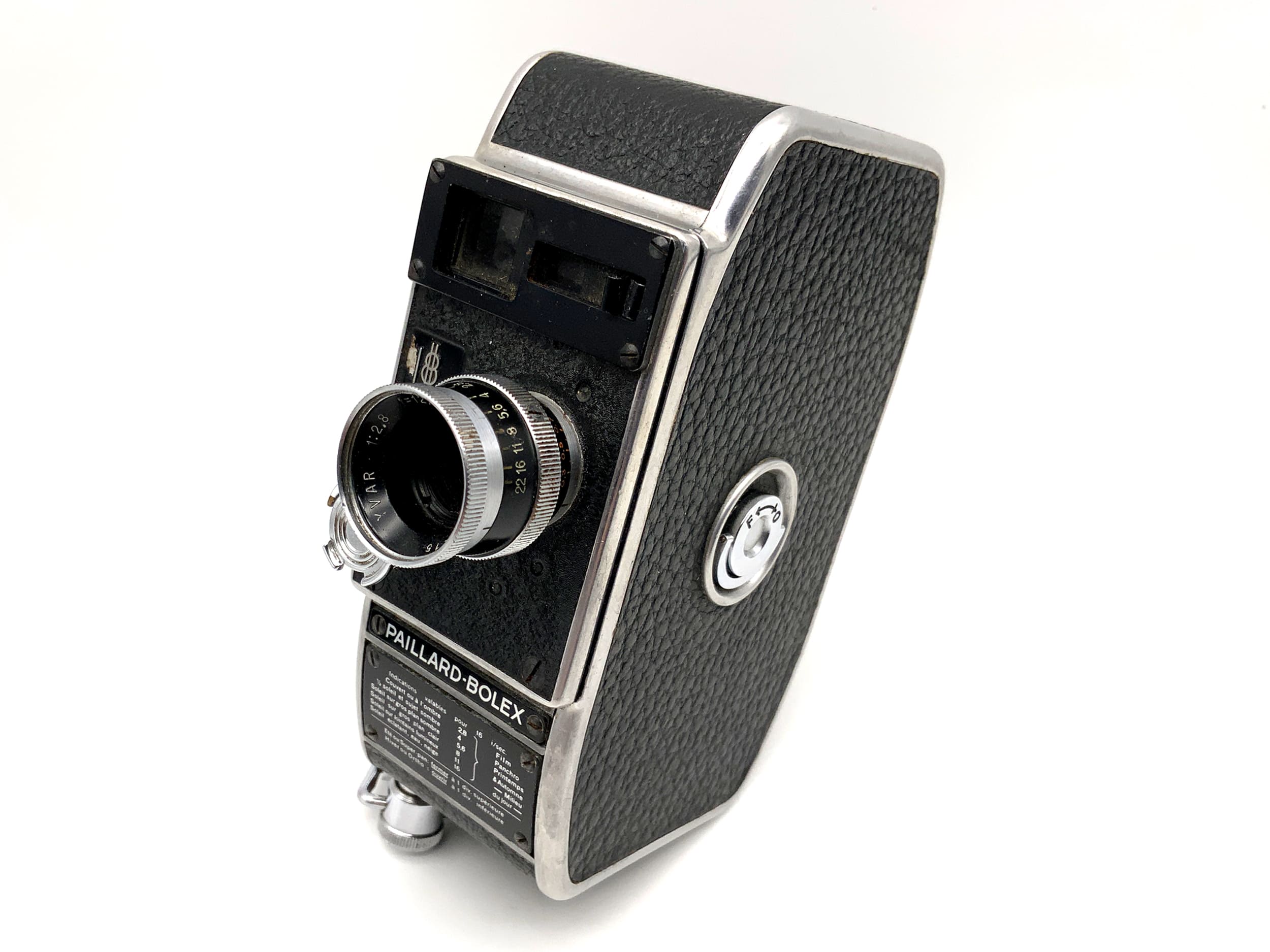 Bolex Paillard L8 Filmkamera mit Yvar 1:2.8 f=12.5mm Doppel 8mm Schmalfilm