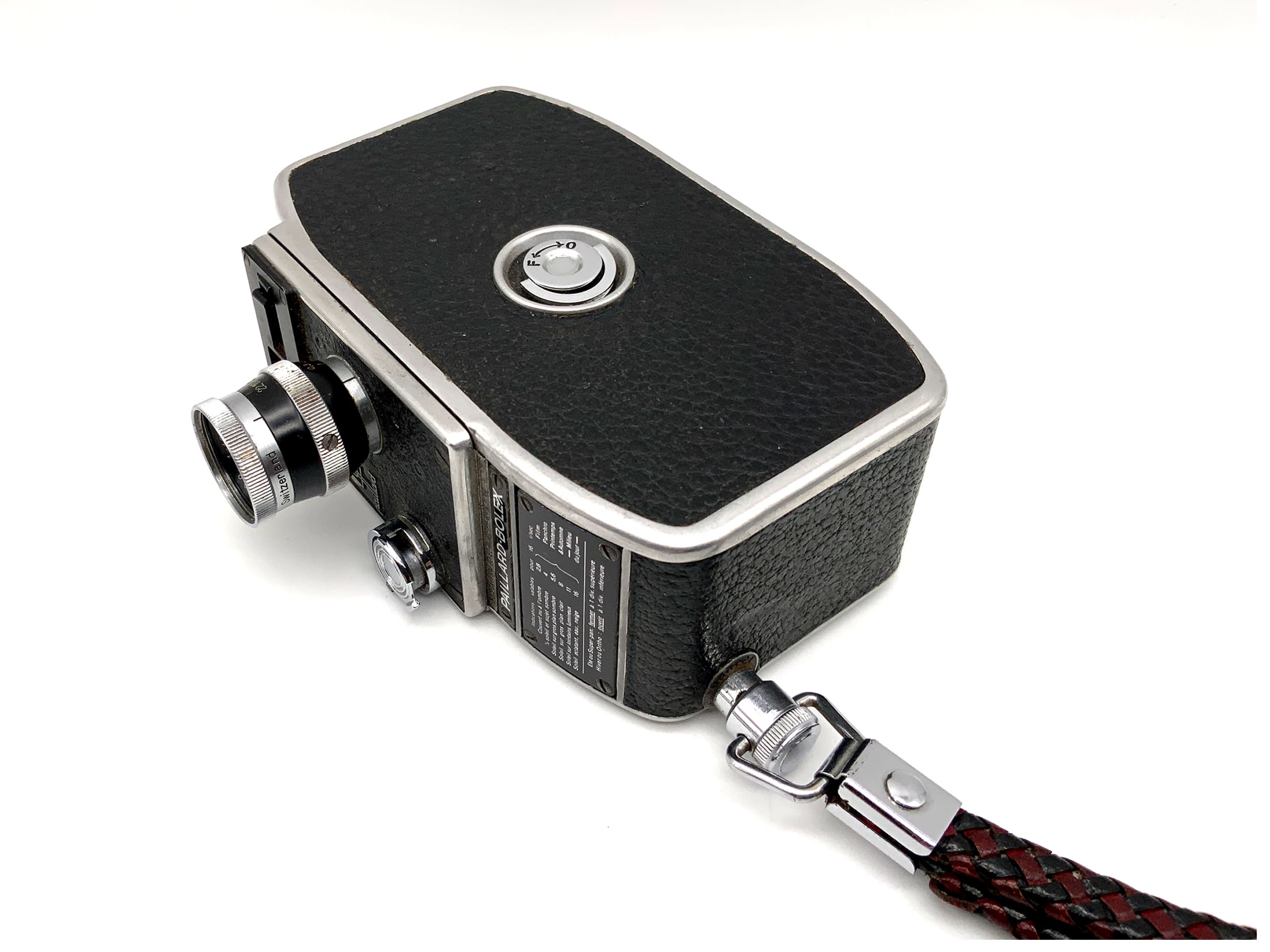 Bolex Paillard L8 Filmkamera mit Yvar 1:2.8 f=12.5mm Doppel 8mm Schmalfilm