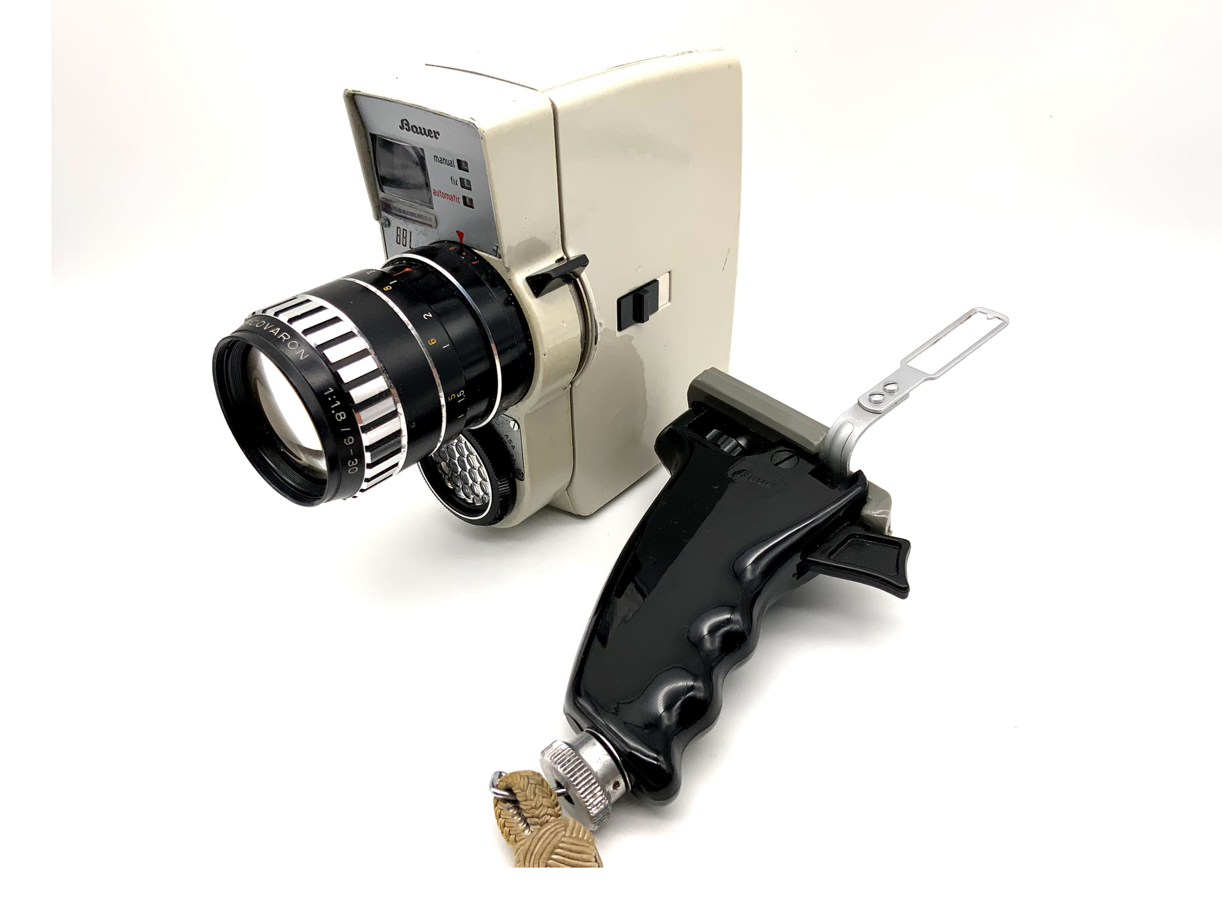 Bauer 88L Filmkamera mit Iscovaron 1:1.8/9-30 Doppel 8mm Schmalfilm movie camera